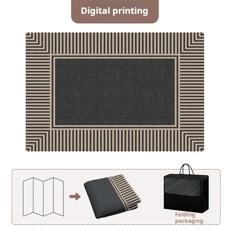 !Modern Art pflegeleichter faltbare Kaschmirteppiche, Antibakteriell und Waschbar || Modern Art, Easy-to-Maintain, Foldable Superfine Cashmere Rug, Antibacterial and Washable