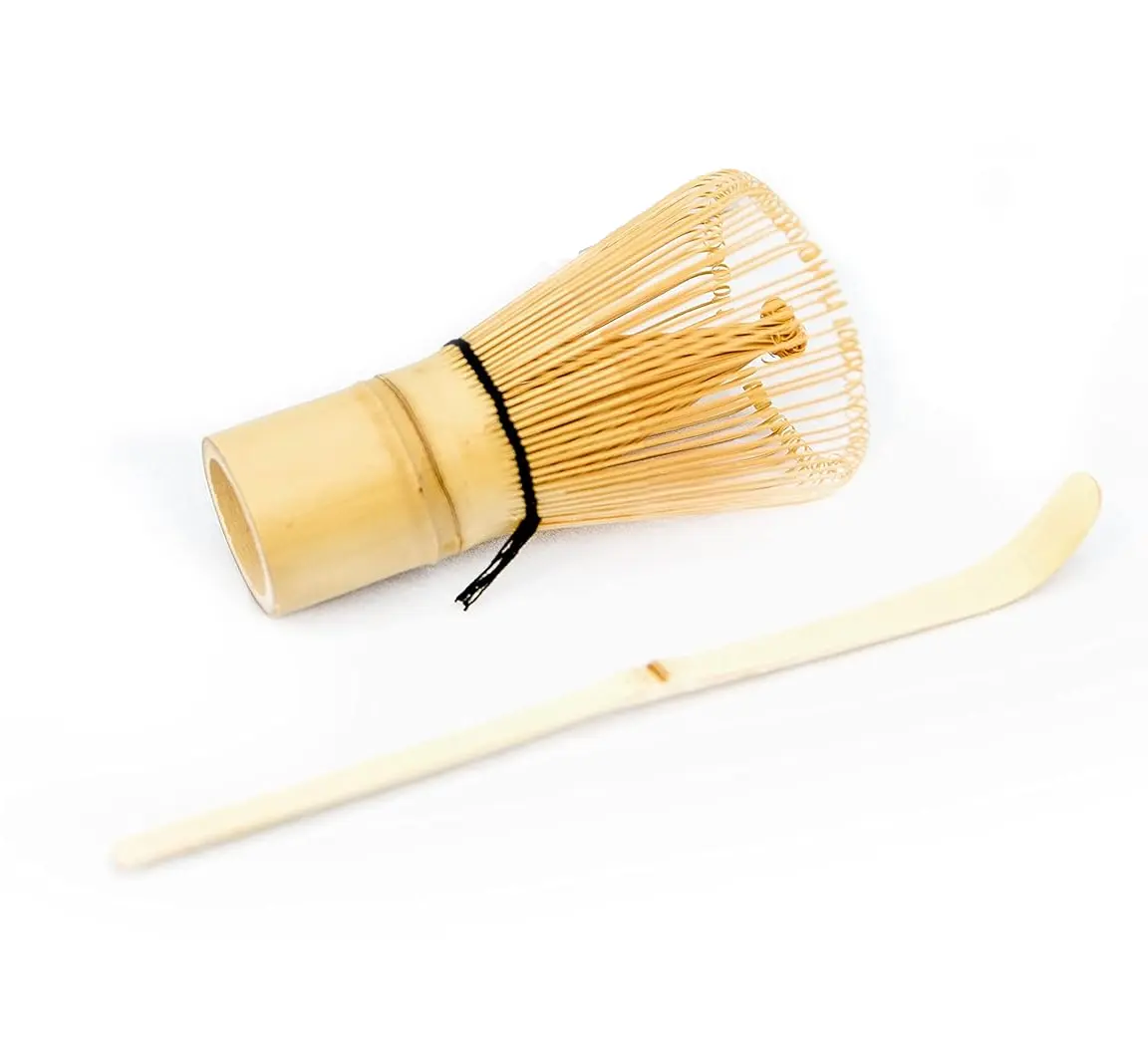 Matcha Rührset aus Edelstahl und Bambus  || Matcha Stirring Set Made of Stainless Steel and Bamboo