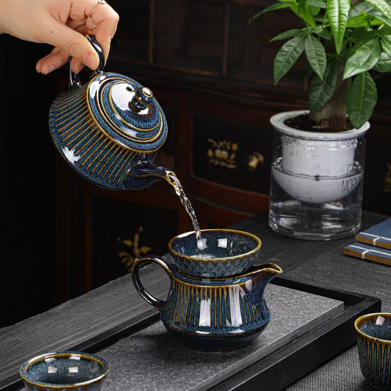 Chinesisches Porzellan Teeset 10 in 1 || Chinese porcelain tea set 10 in 1