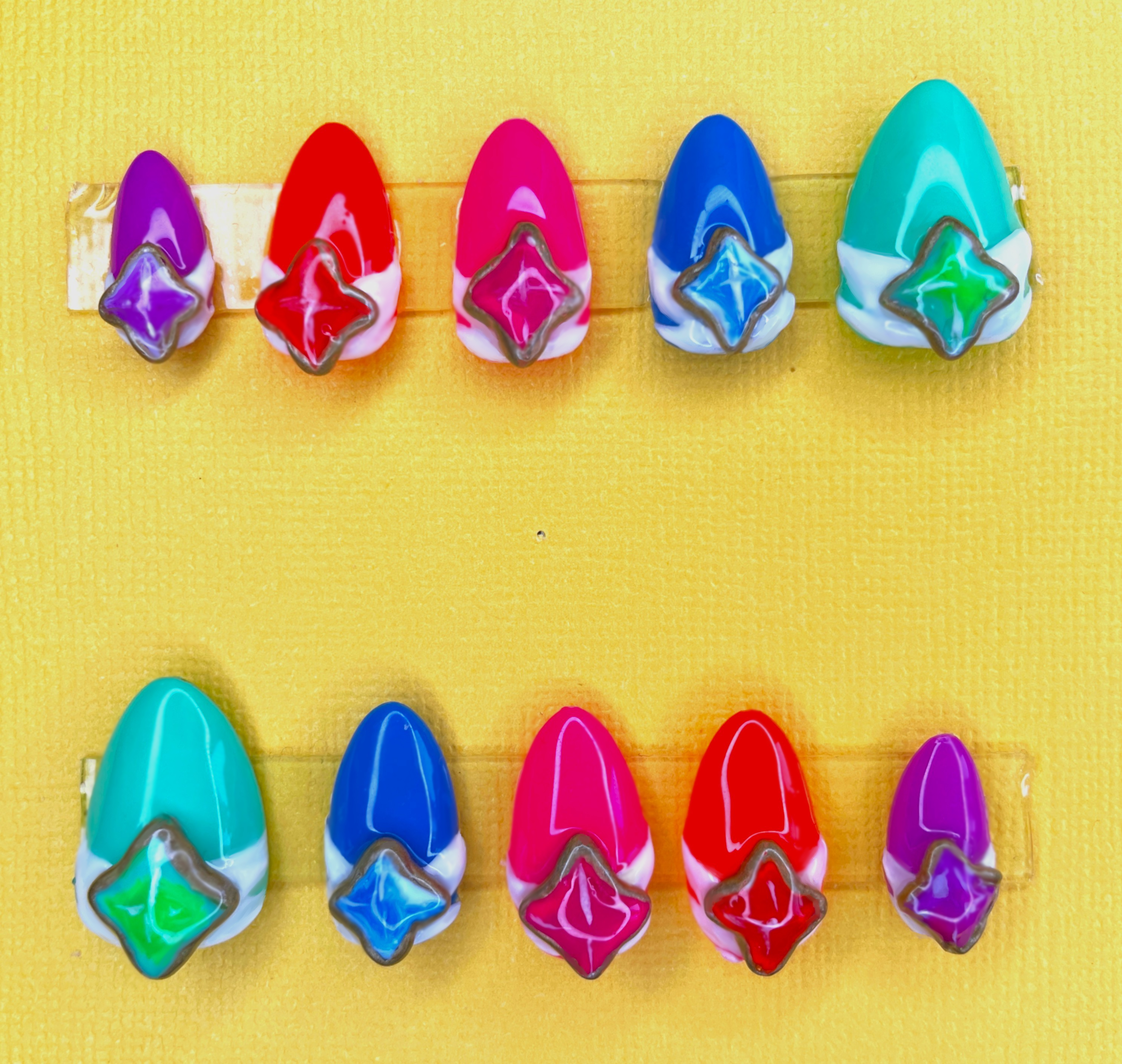 Star Guardian 3D Gel Press-On Nails