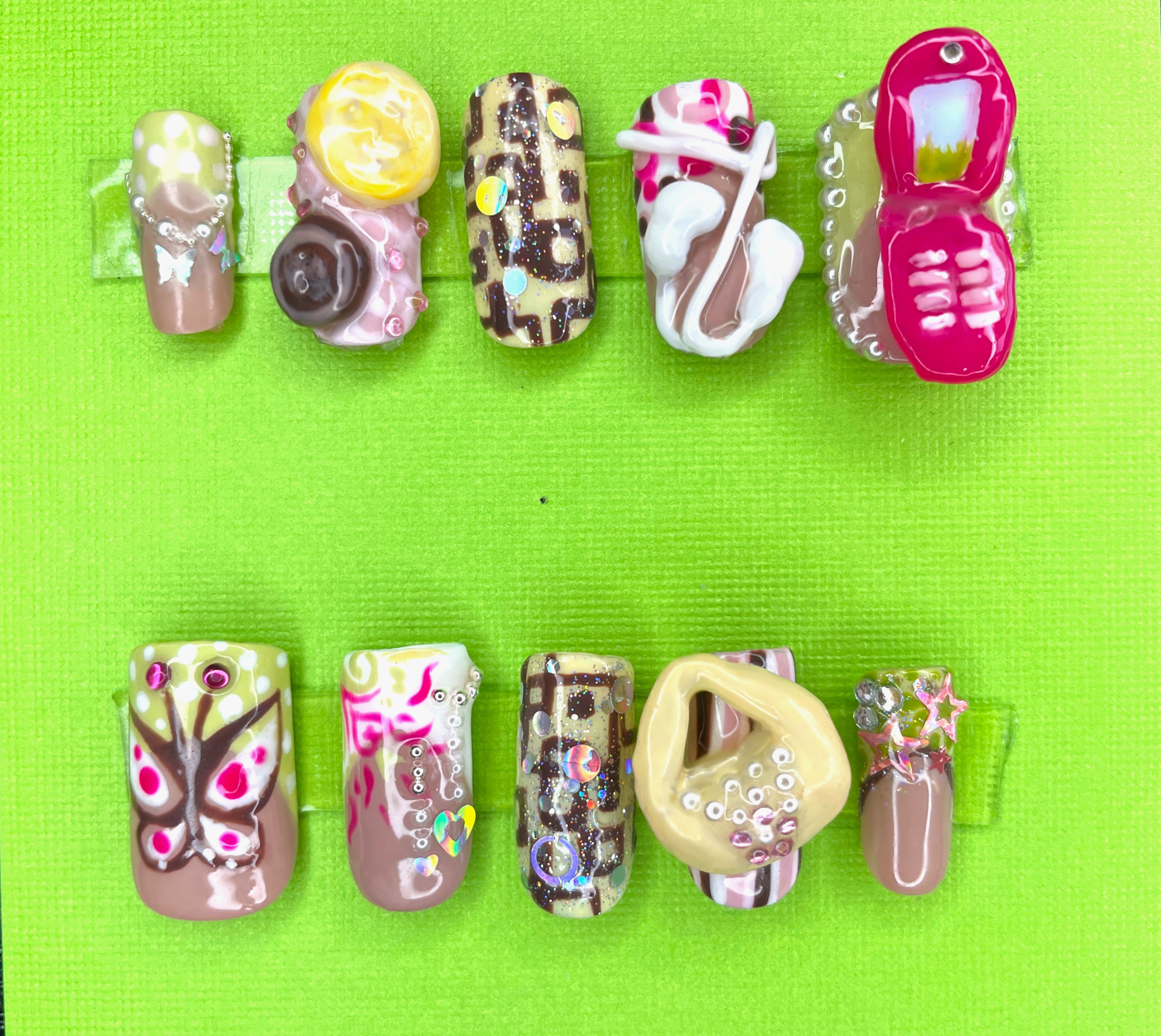 Girl Power Press-On Nails