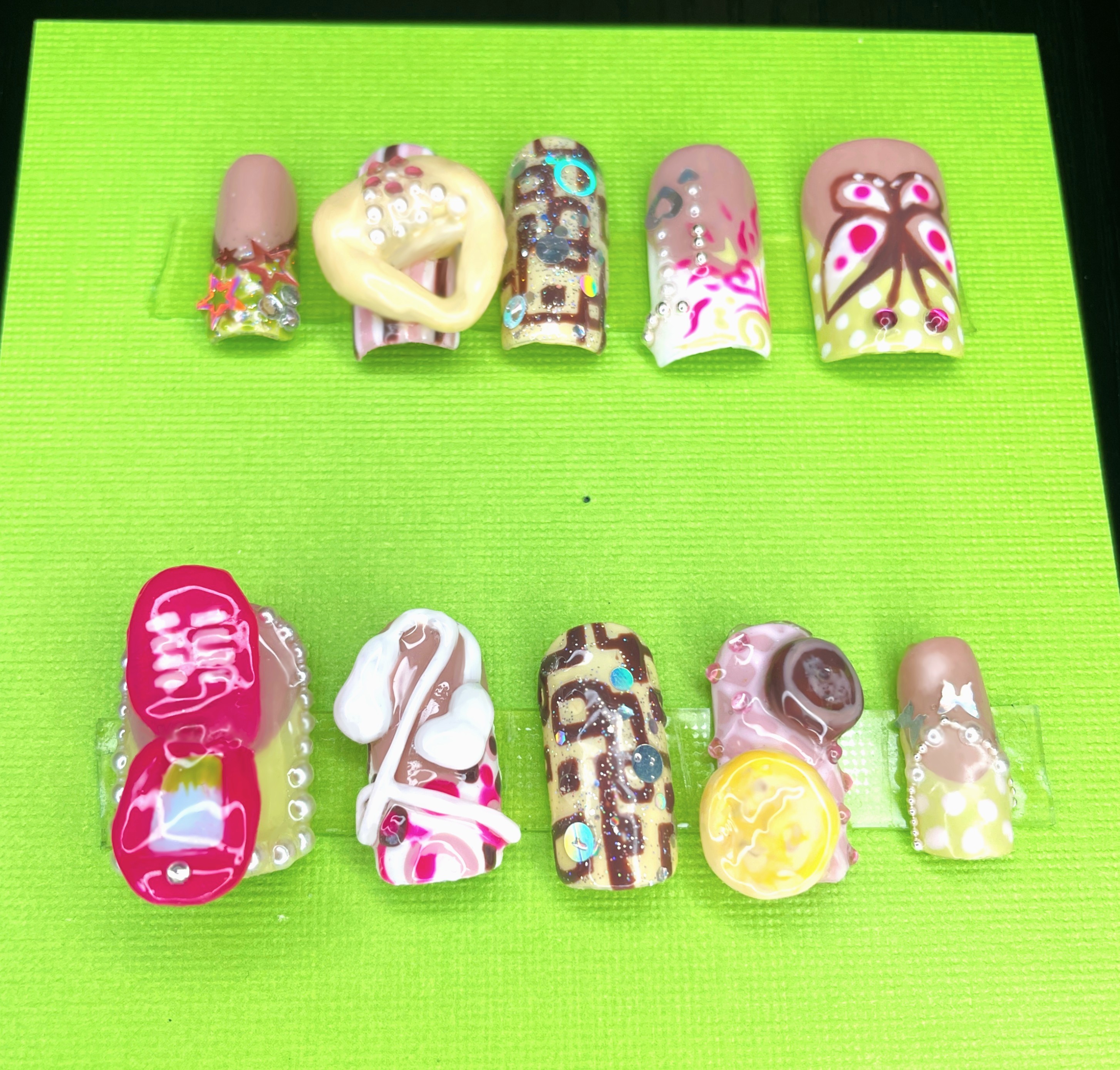 Girl Power Press-On Nails