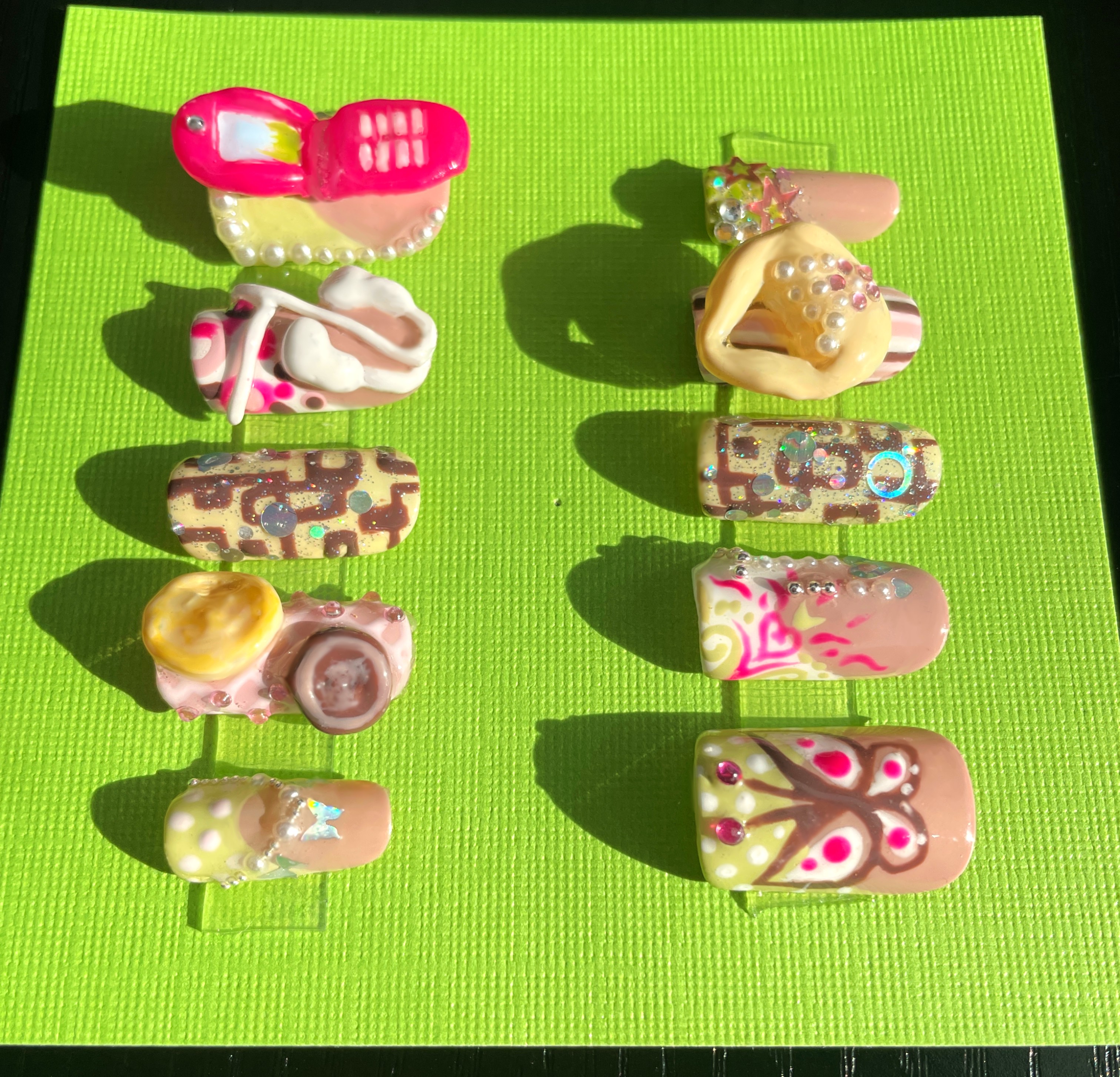 Girl Power Press-On Nails