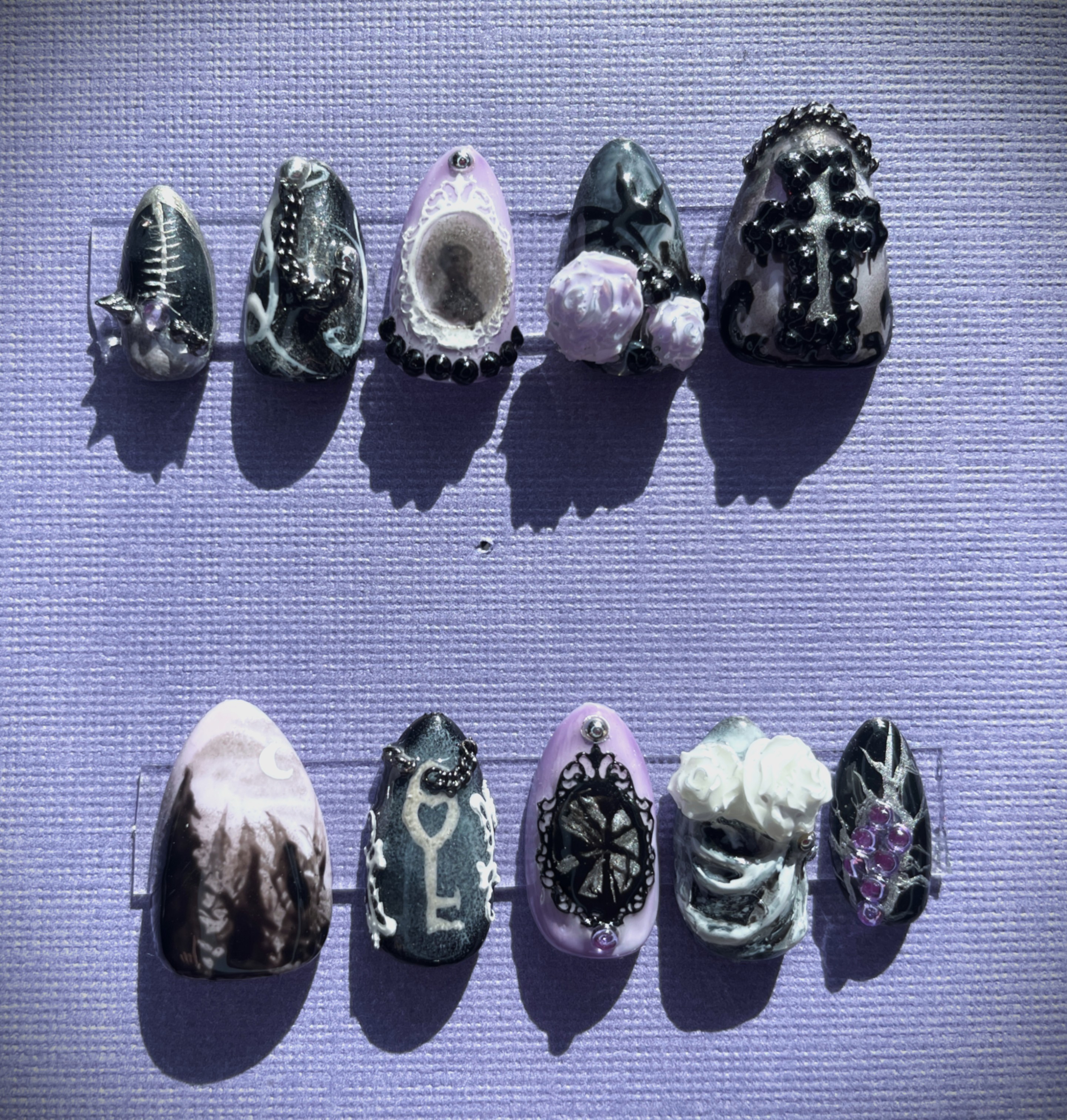 Shattered Dreams Press-On Nails