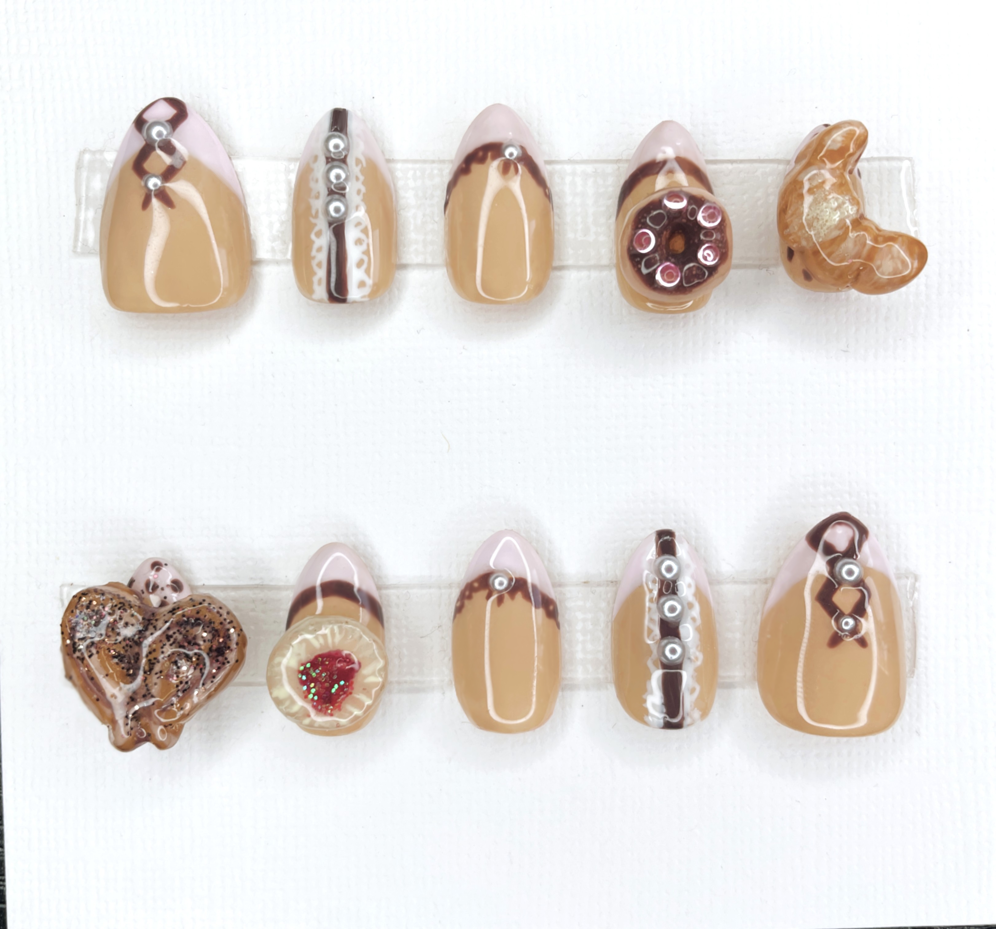 Pink Bakery Press-On Nails