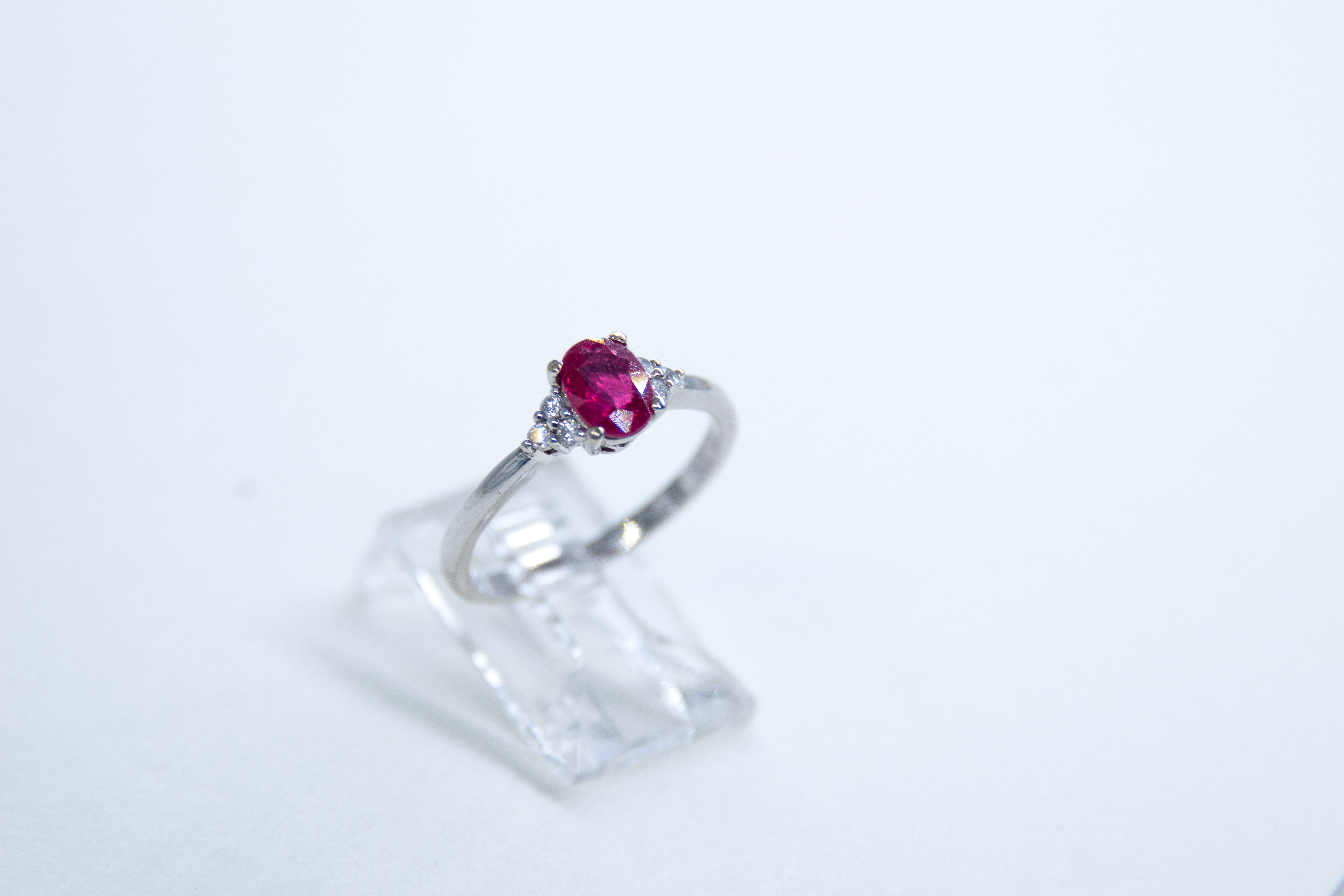 Anillo Plata Rubí