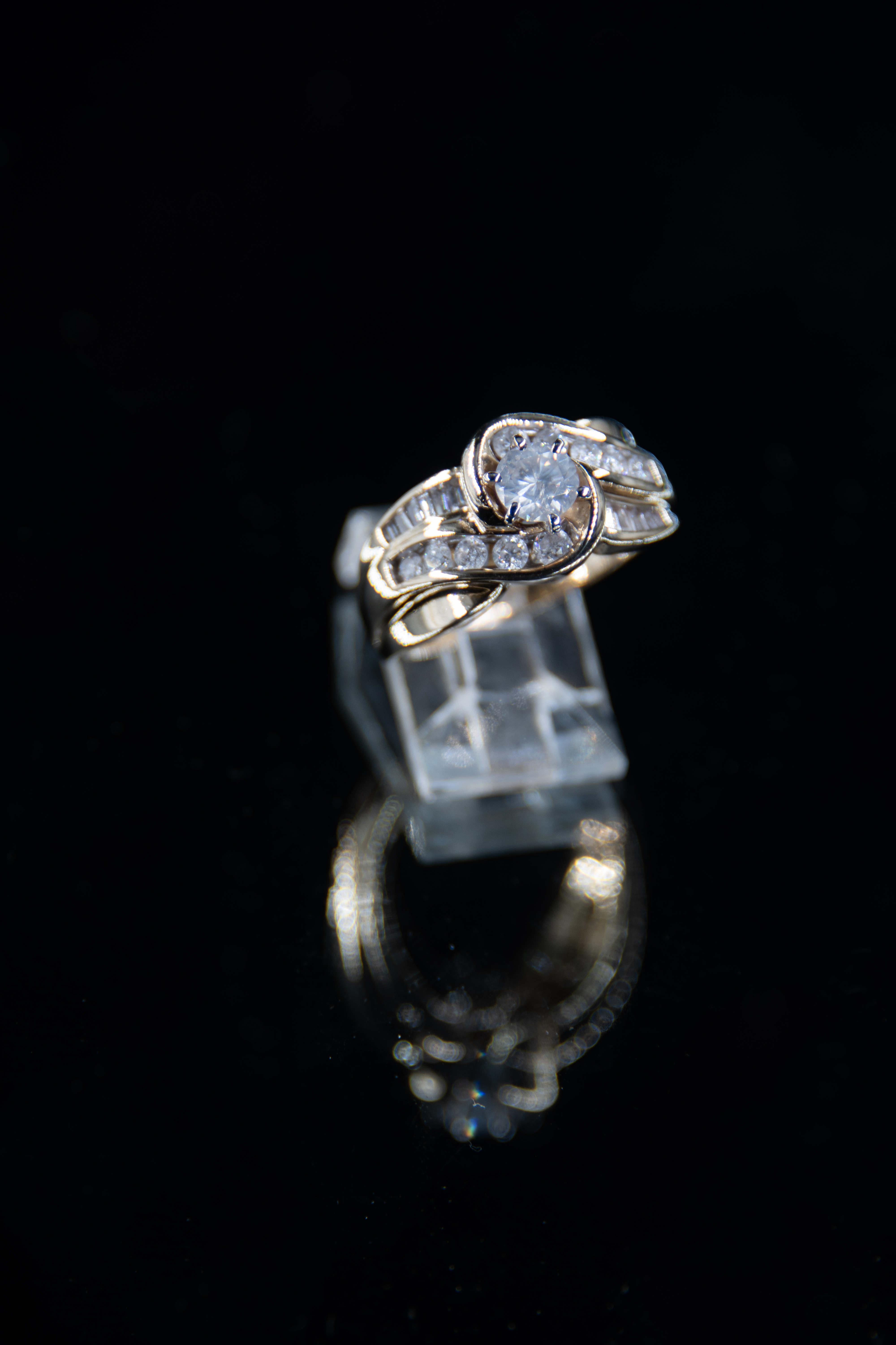 Anillo de compromiso con diamante
