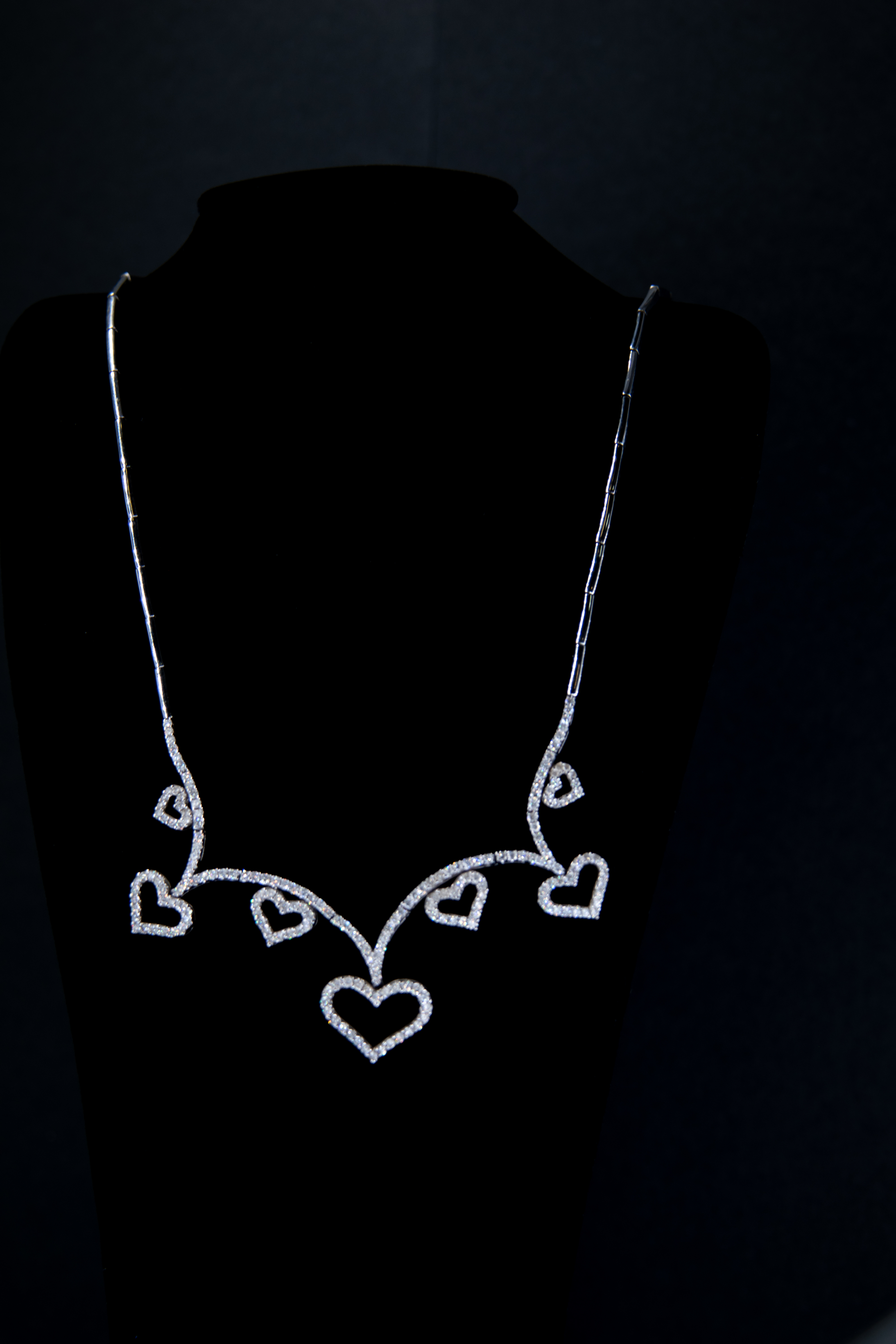 Oro Blanco con Diamantes