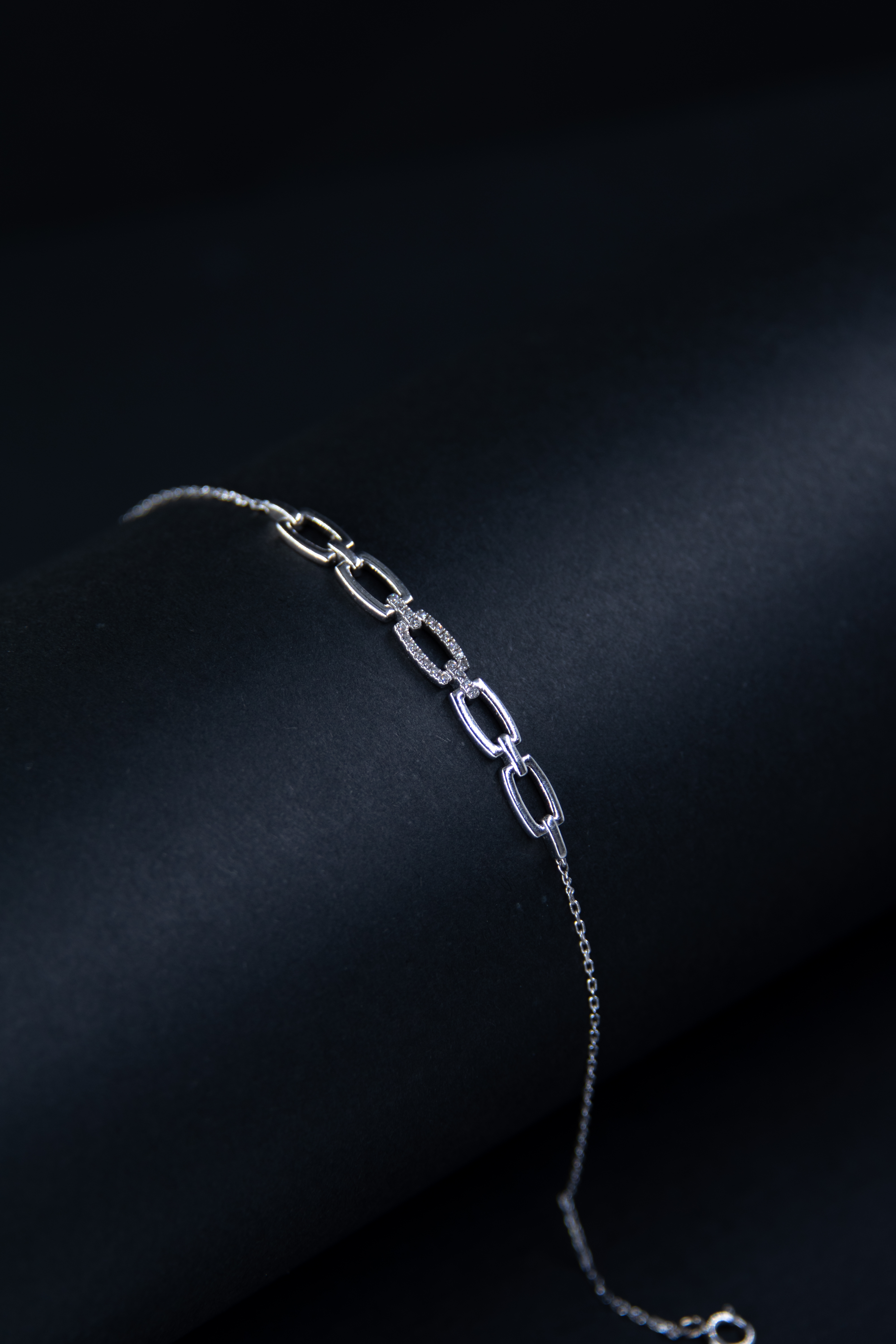 Pulsera de Oro Blanco