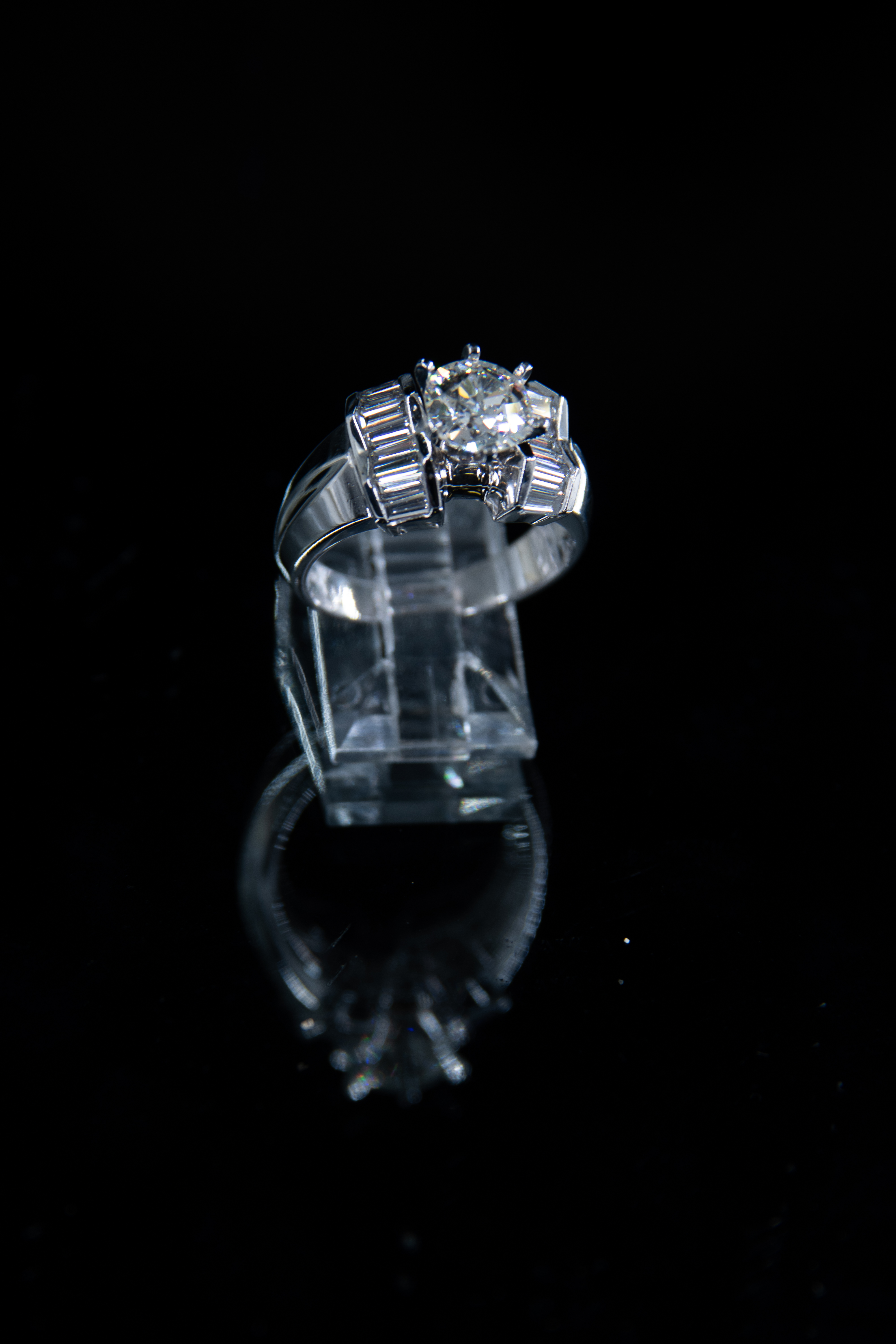 Oro Blanco - Diamantes