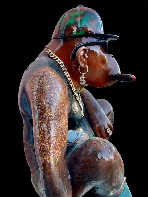 Stylish Gorilla Figurine