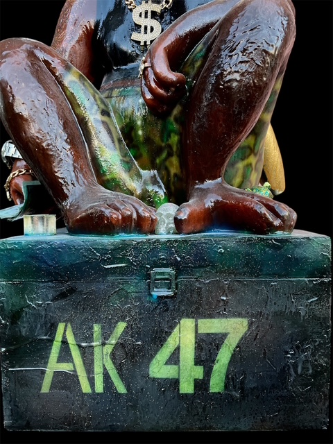 Bronze Gorilla Statue