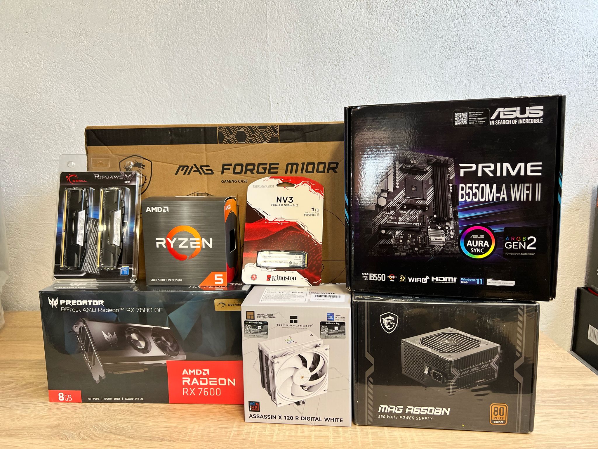 PC Gamer RX 7600 8Gb - 1To SSD NVME GEN 4