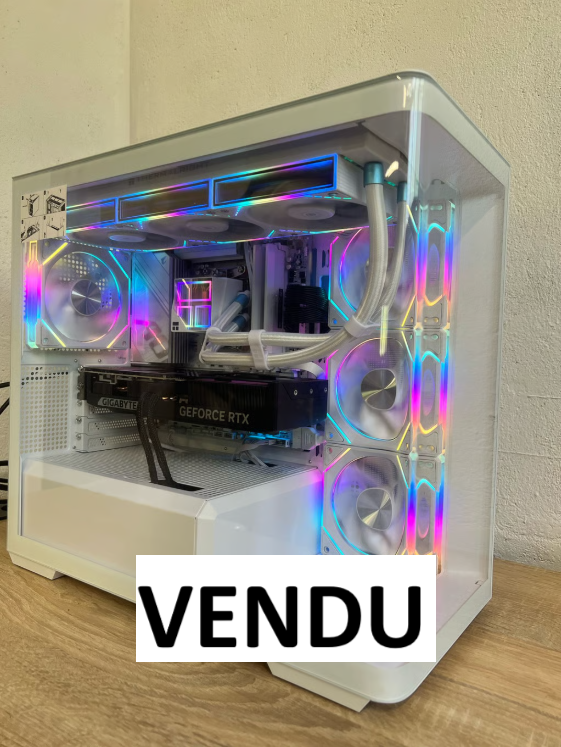 PC Gamer Blanc RTX 5070 12GB / Ryzen 5 7500F