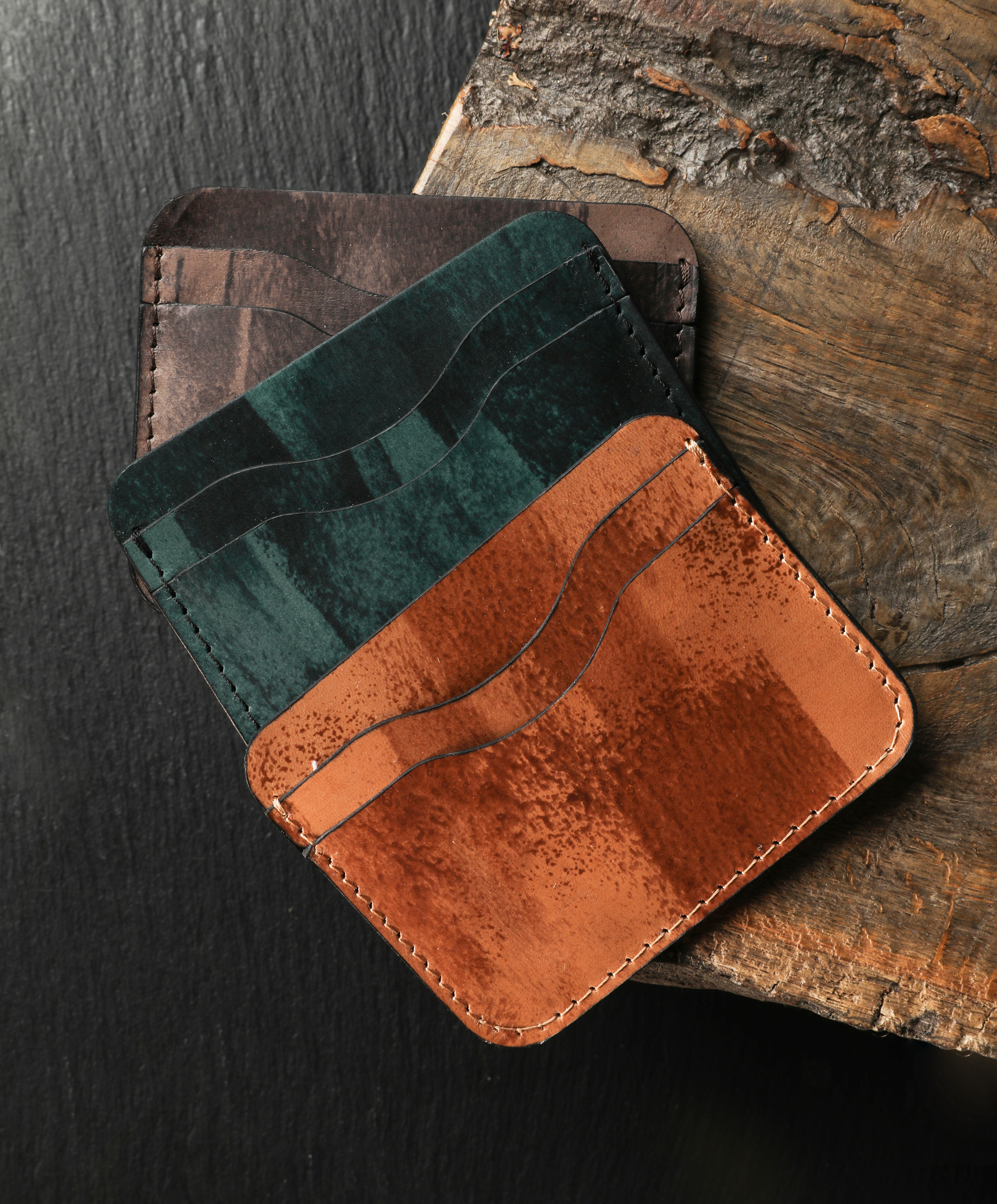 Leather card holder ,,Aeterna"