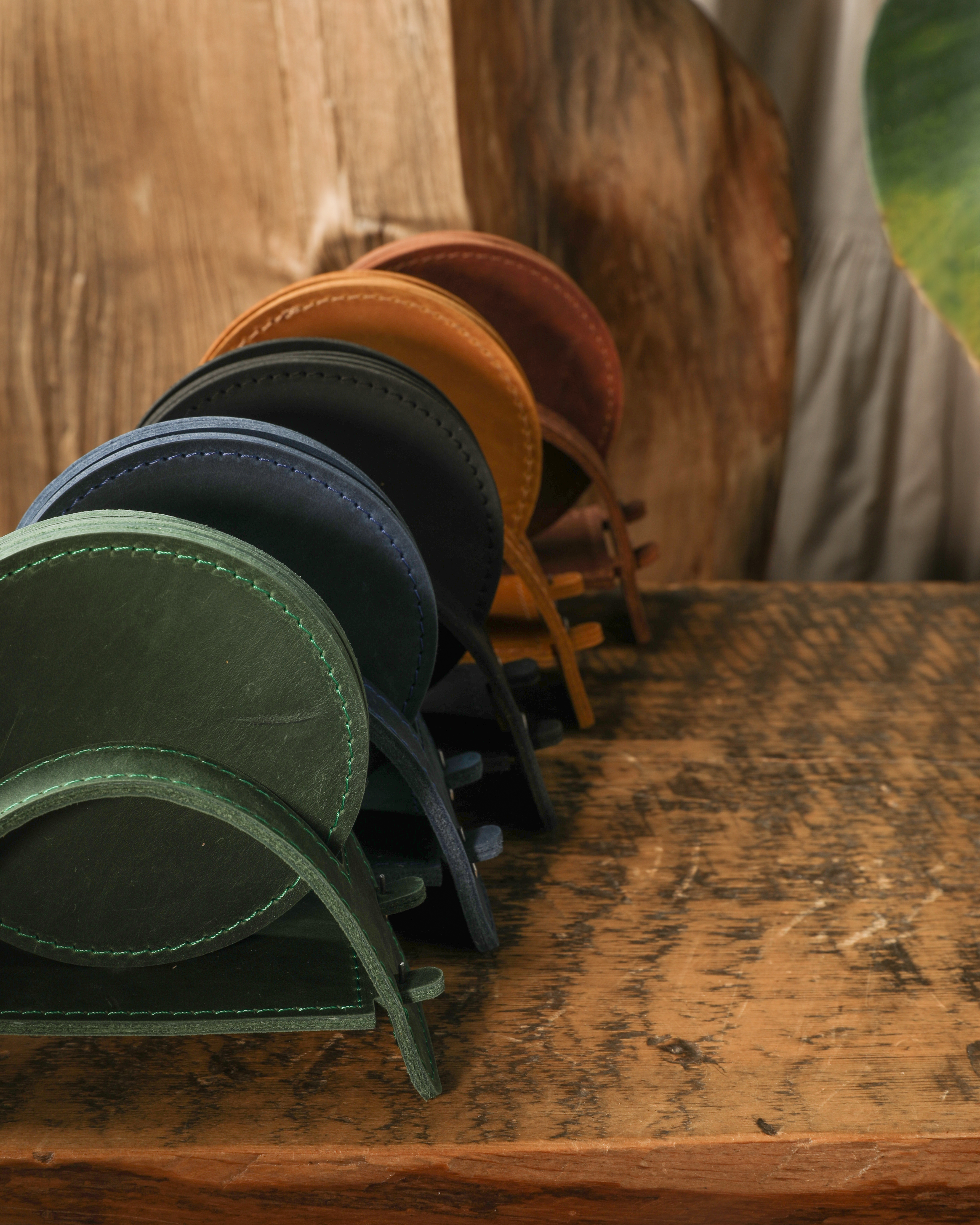Leather Coaster Set