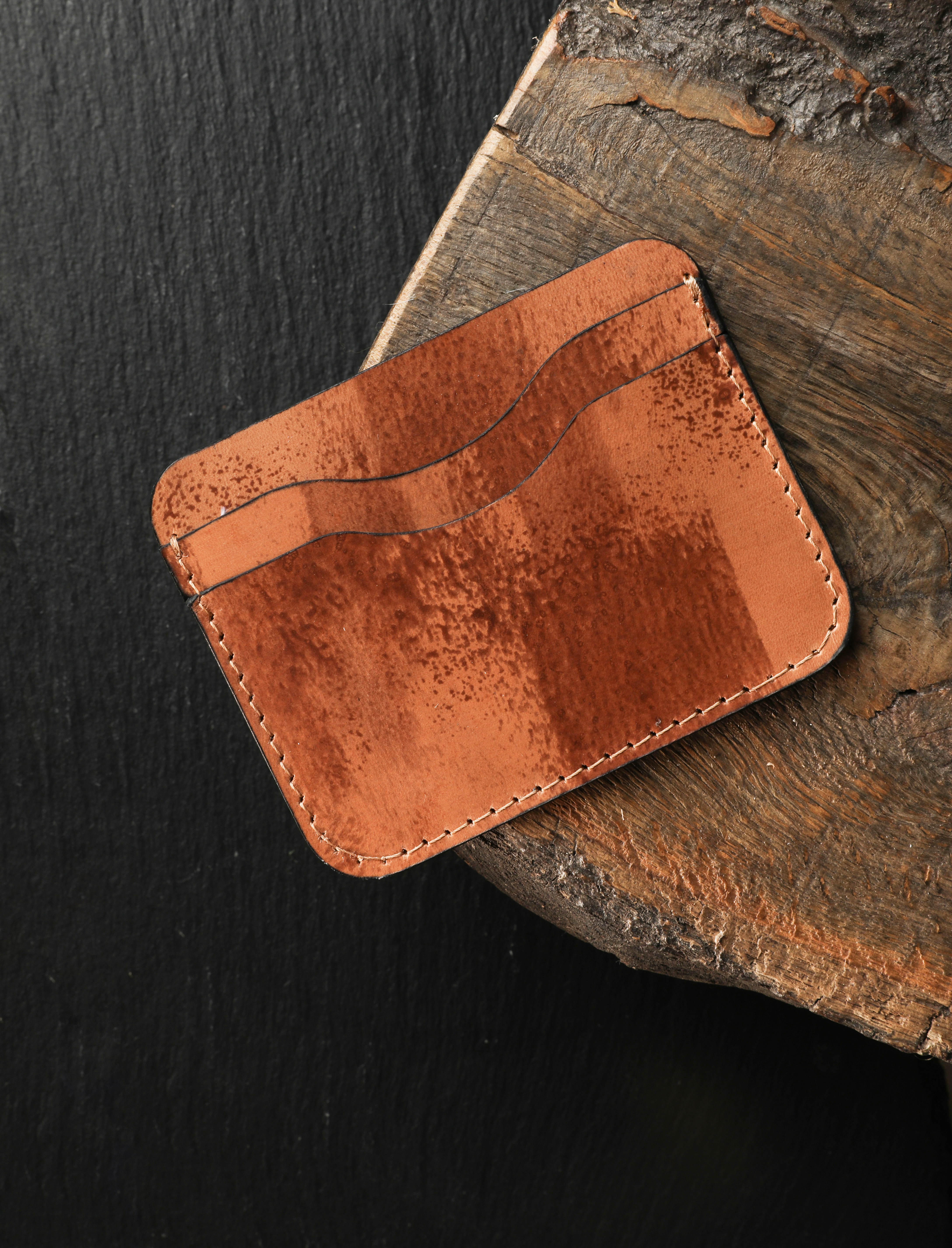 Leather card holder ,,Aeterna"