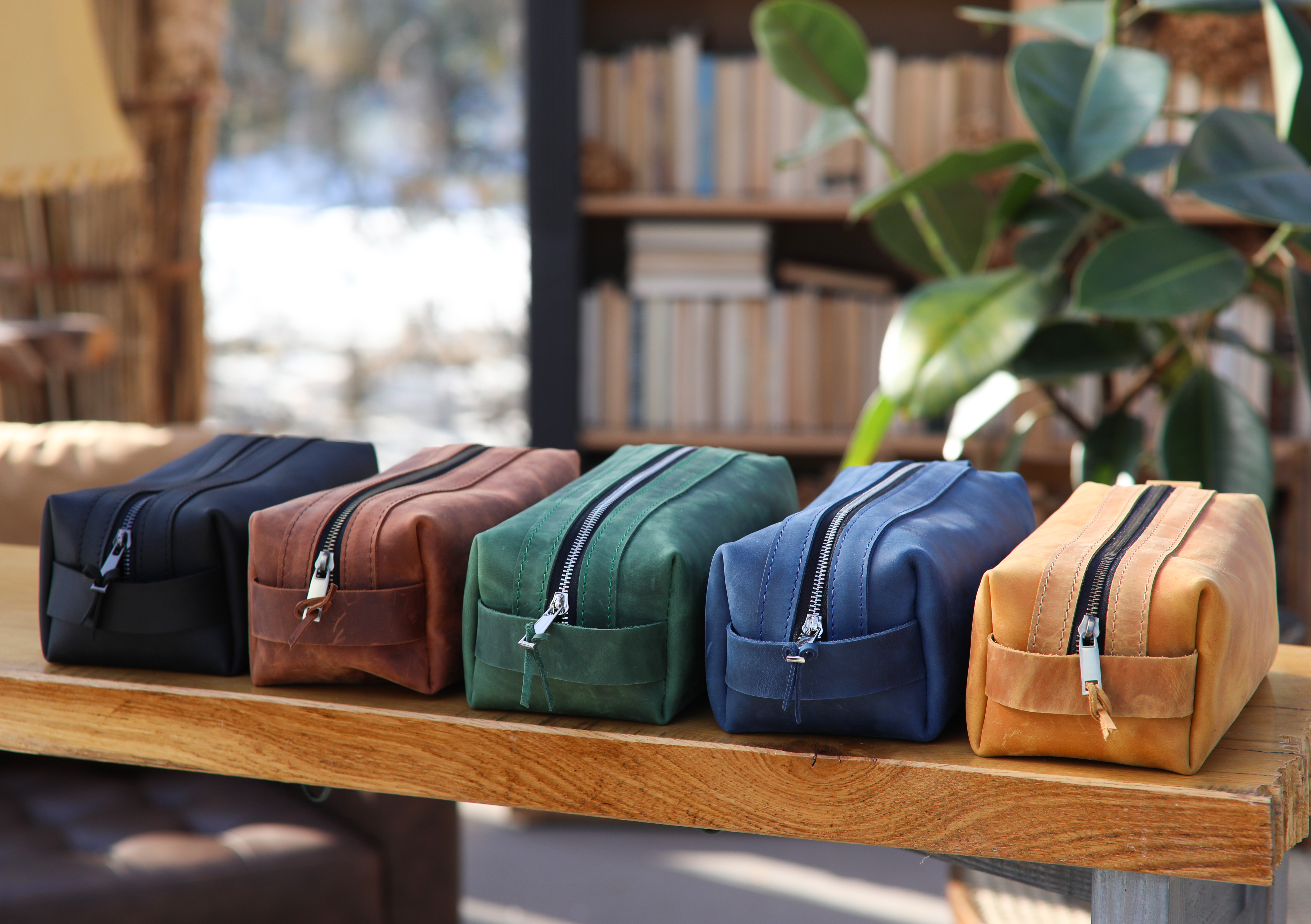 Leather Cosmetic Bags