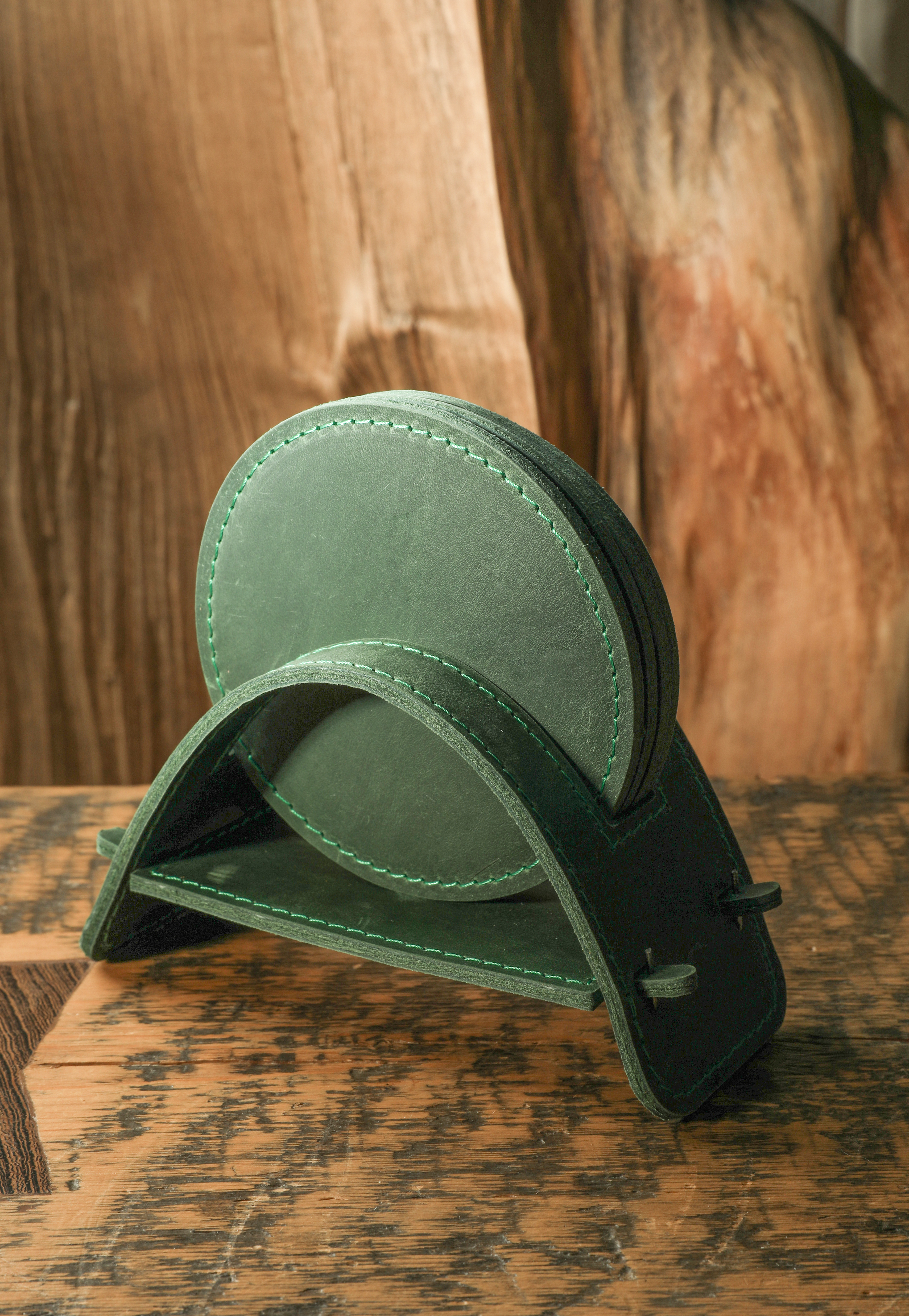 Leather Coaster Set