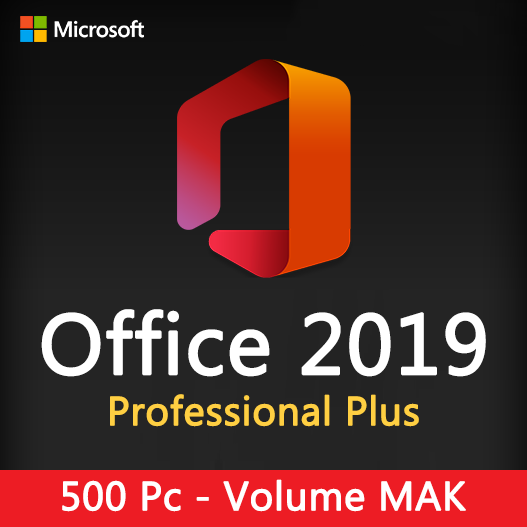 500 Usuarios Office 2019 Professional Plus MAK