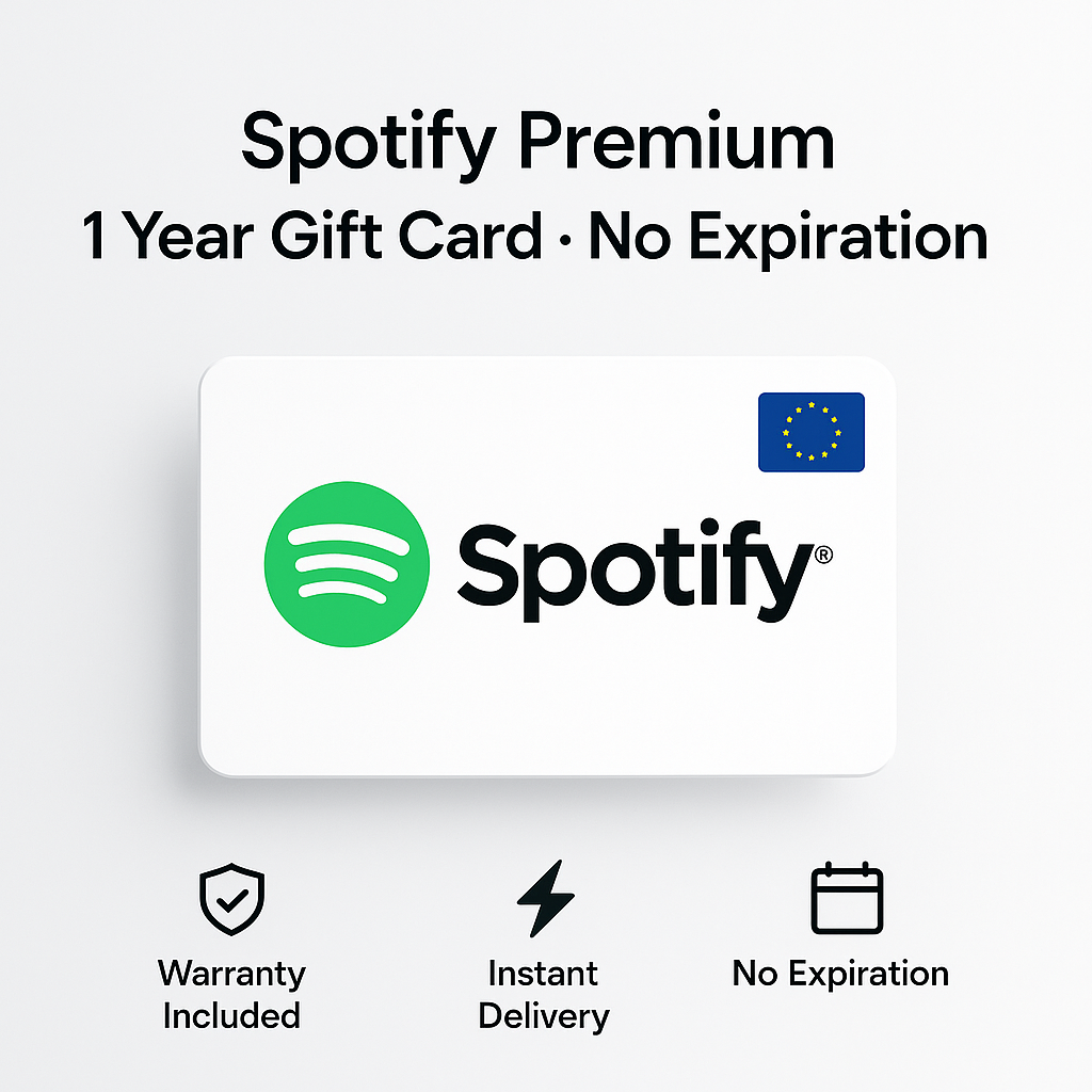 Spotify Premium – Suscripción 1 Año (Europa)