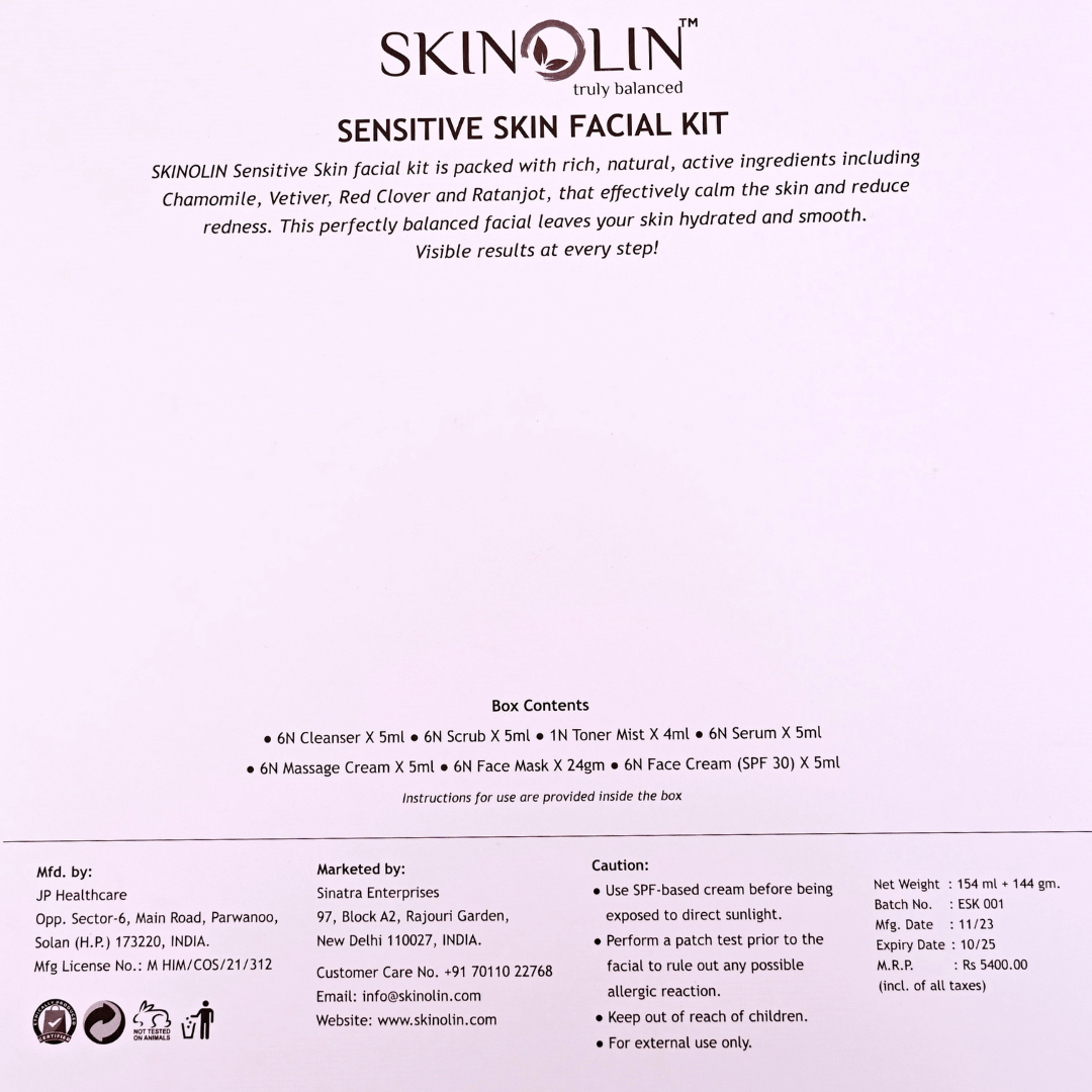 Sensitive Skin Facial Kit