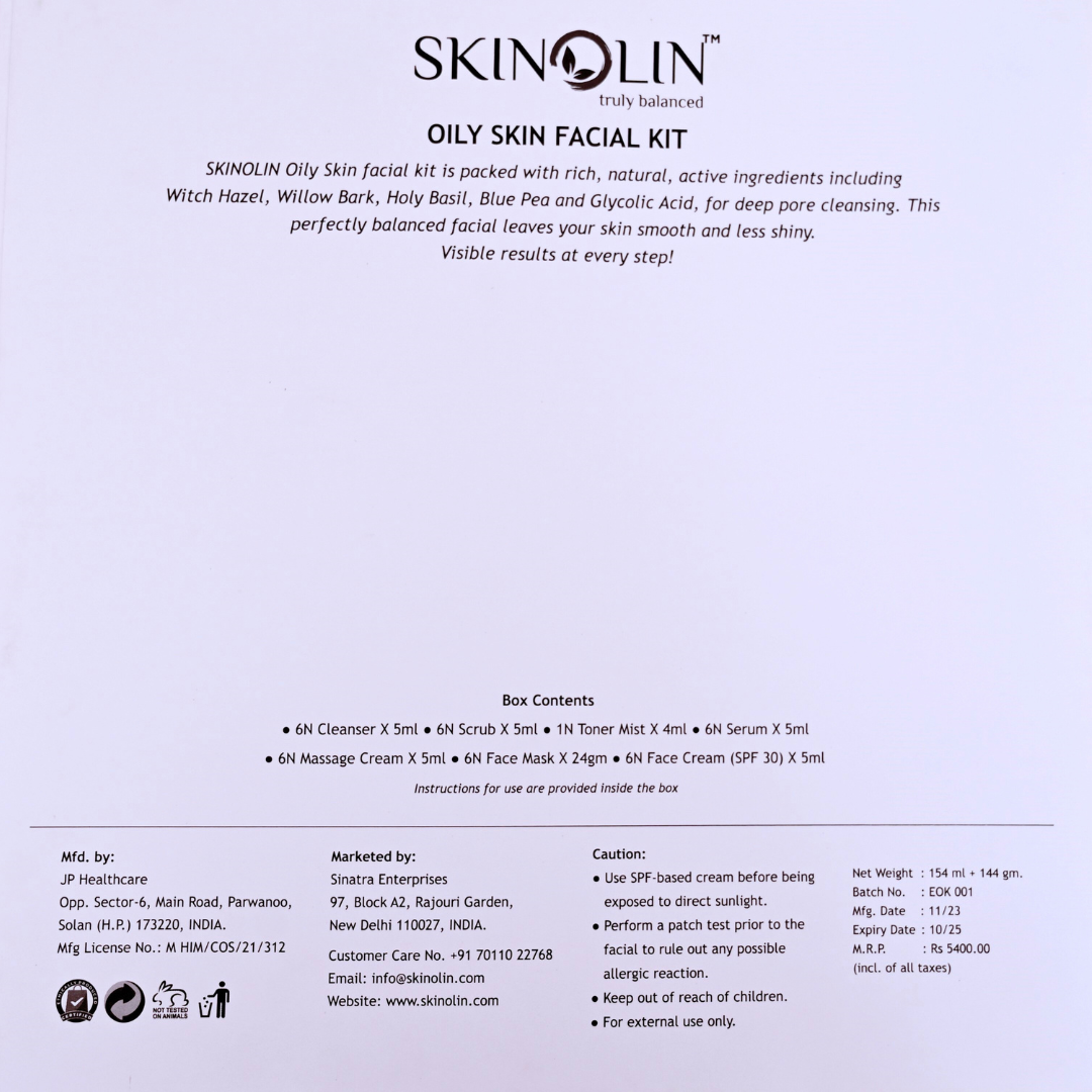  Oily Facial Kit