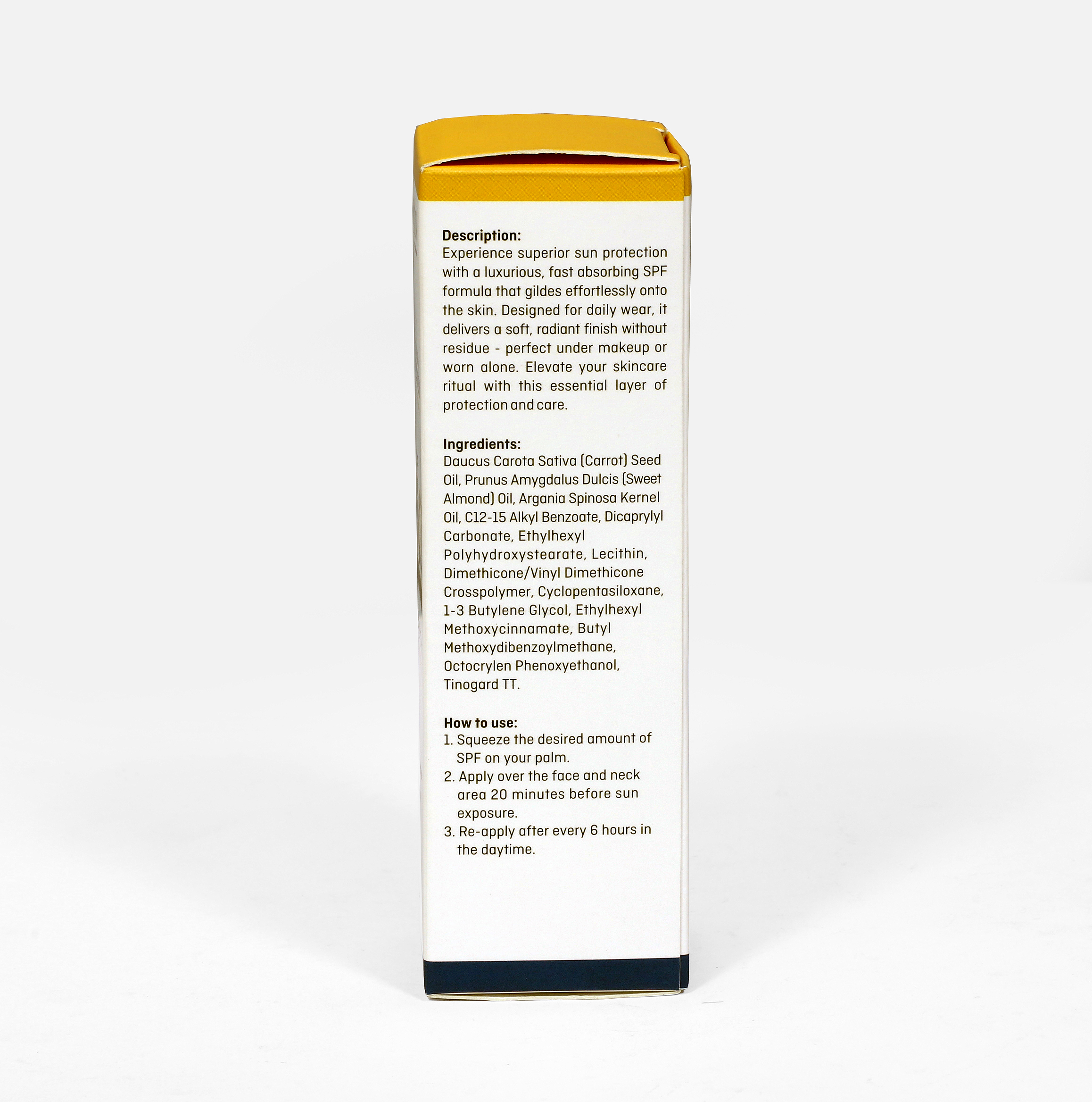 Anhydrous sunscreen SPF 50 pa++