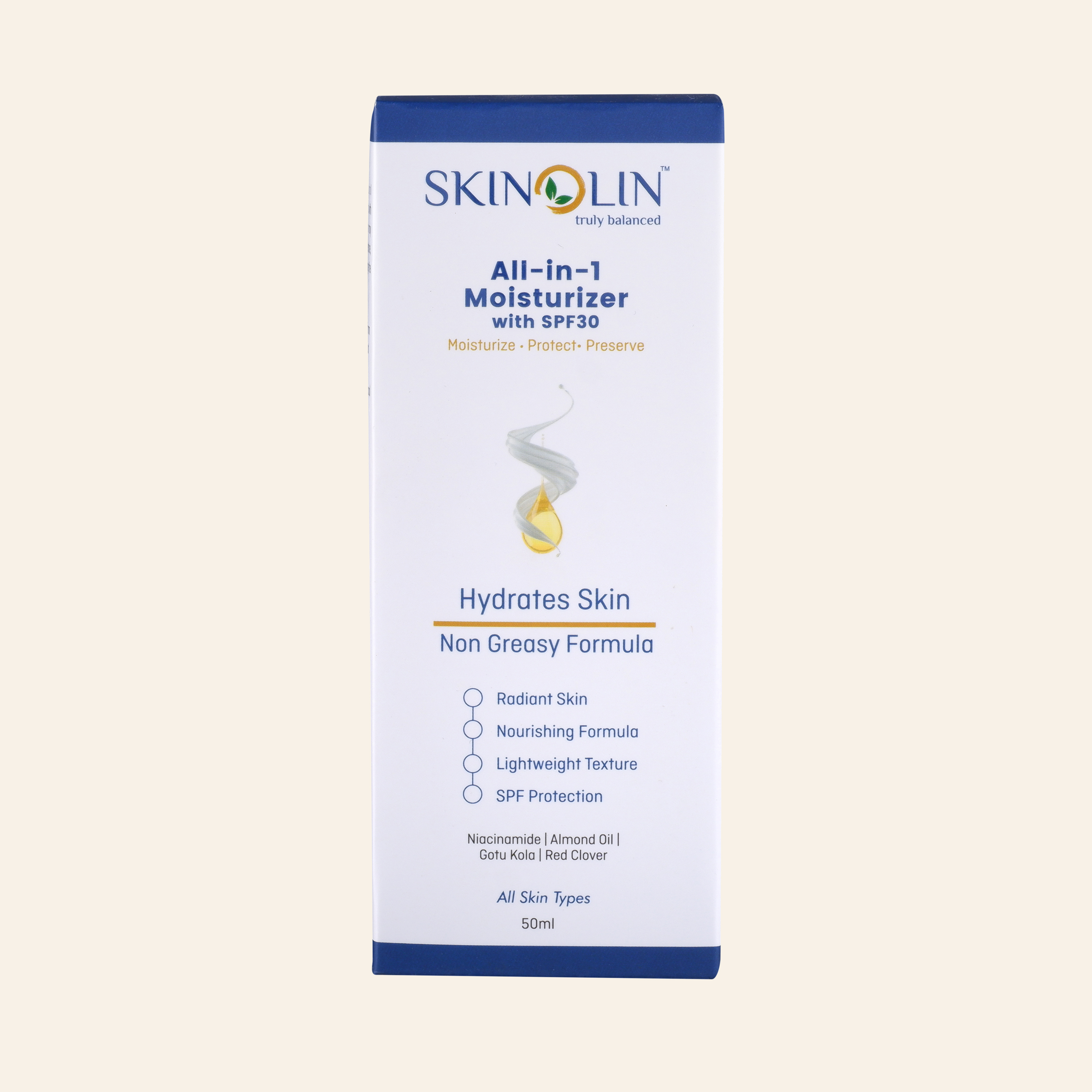 All-in-1 moisturiser 