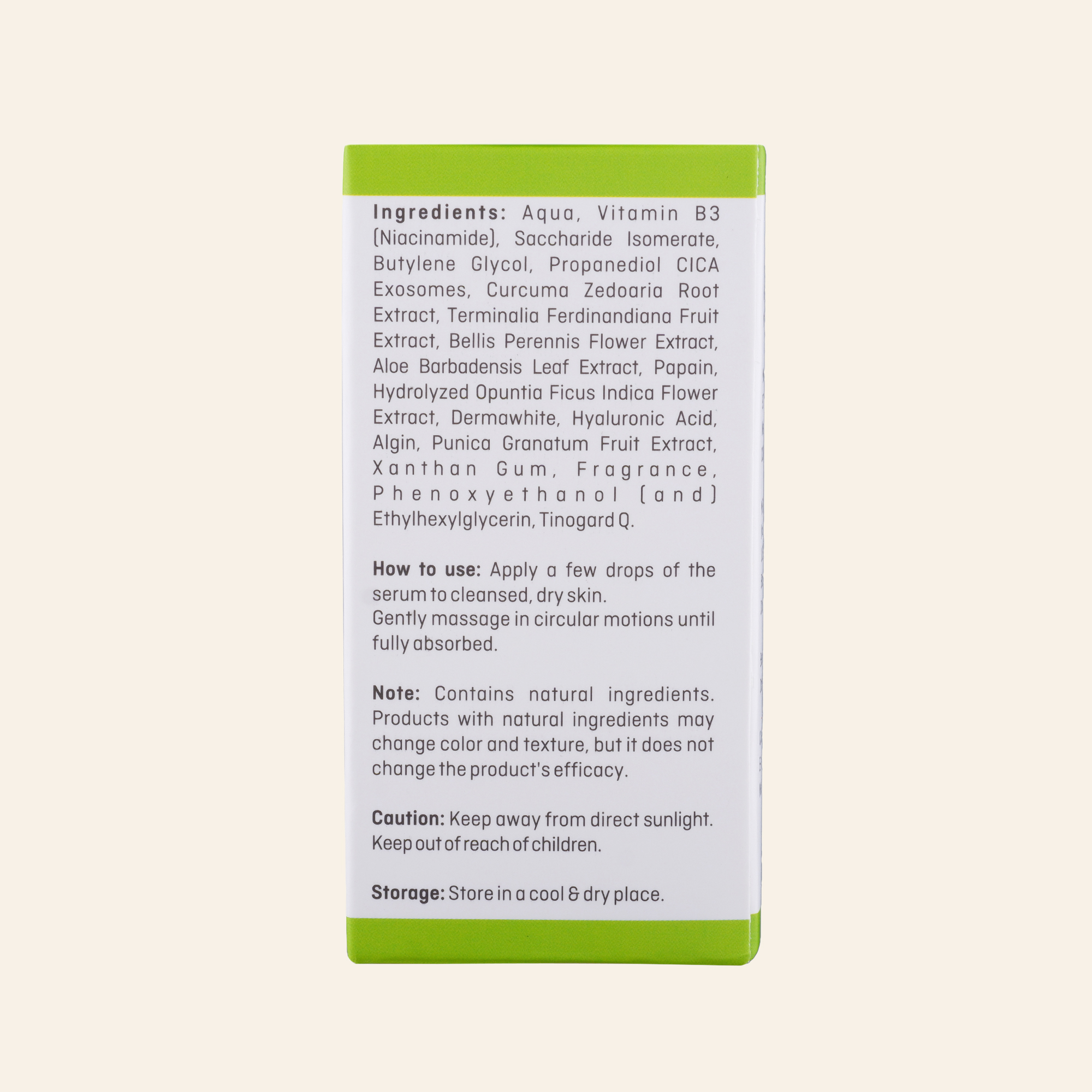 CICA Exosomes Face Serum