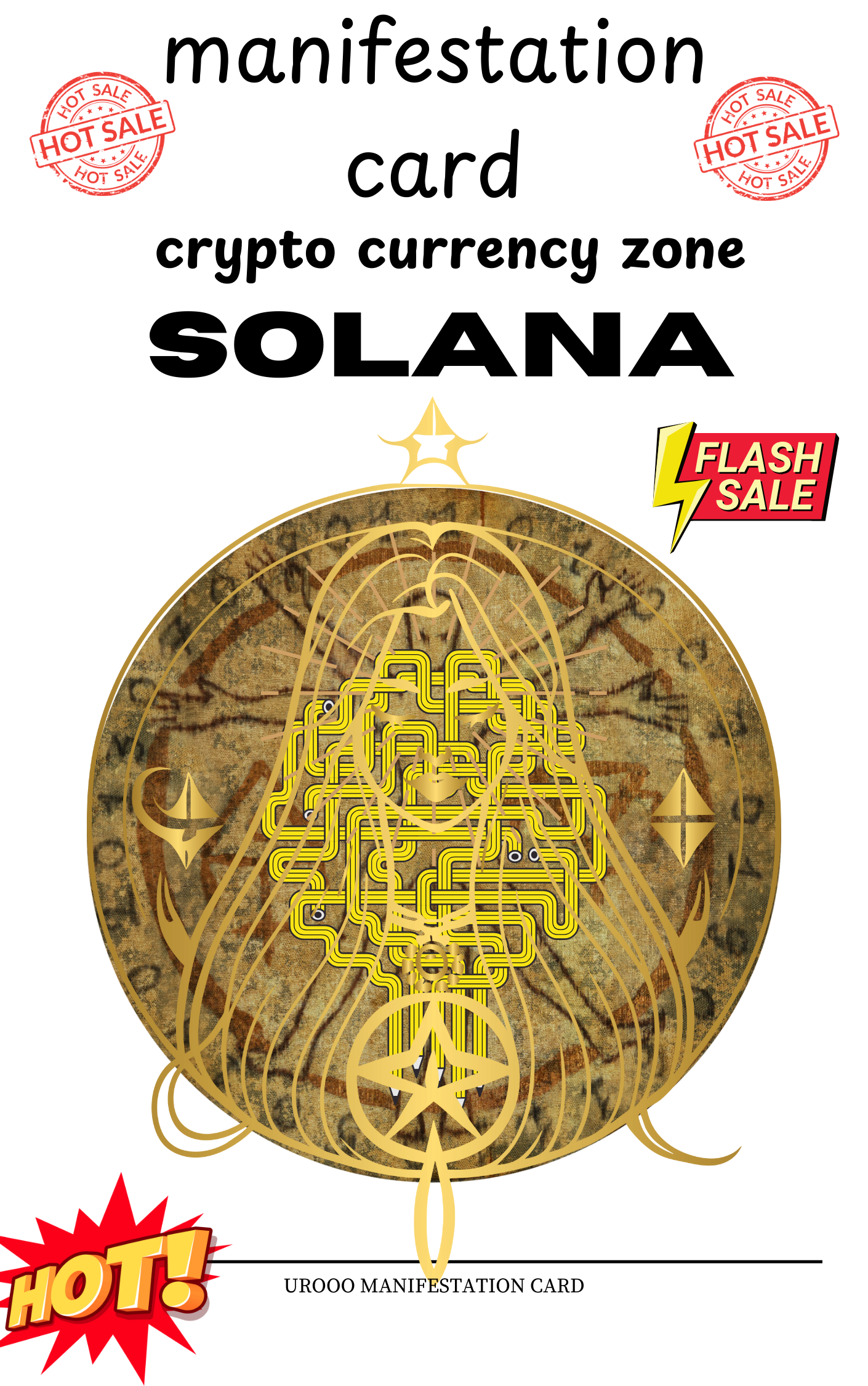 Manifestation Card - Crypto Currency Zone - Solana