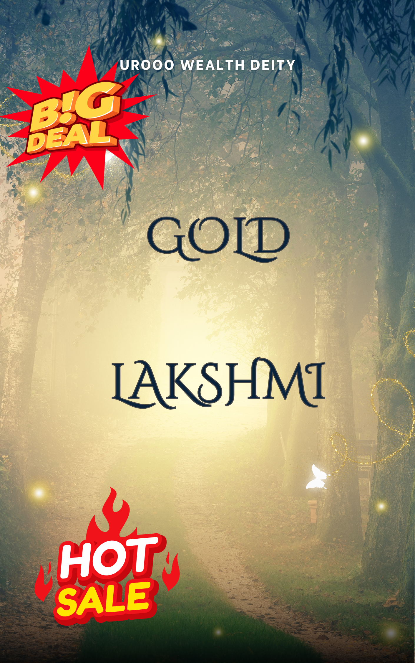 Gold Lakshmi - Urooo Wealth Deity