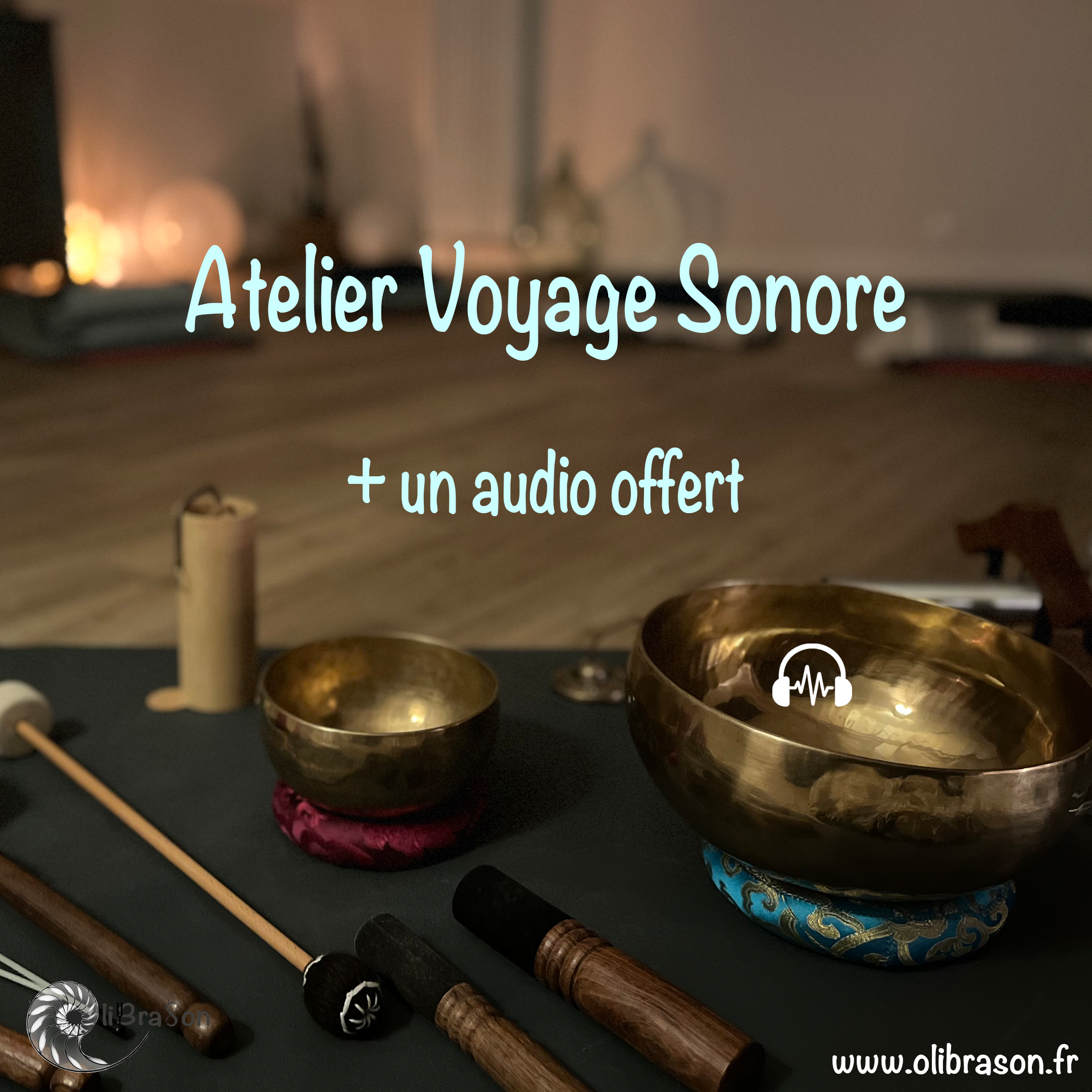 Carte cadeau: Atelier Voyage Sonore (en présence, collectif) + audio offert