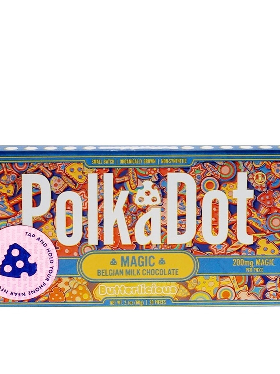 Polkadot Butterlicious W/4G of Billy Willy Mushrooms