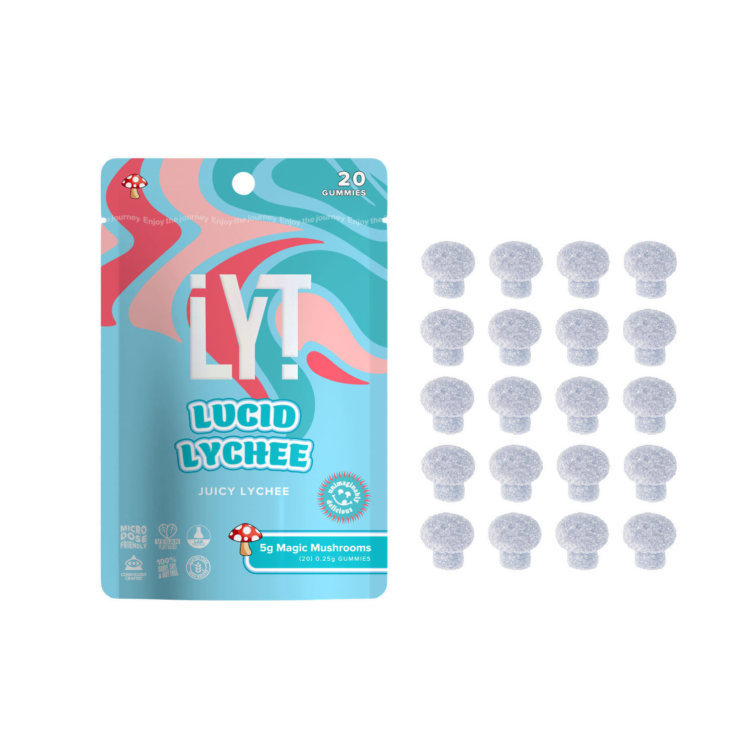 Vegan LYT - Lucid Lychee Gummies - 5G