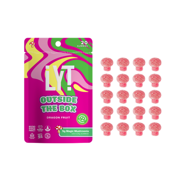 LYT - Dragon Fruit 5G Psilocybin Gummies- “Outside the Box”