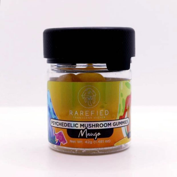 Rarefied Psychedelic Mango Mushroom Gummies 3.6G