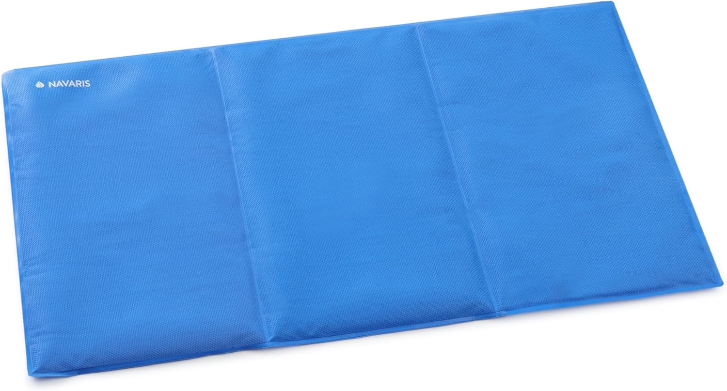 Pet Cooling Mat with Durable Textiline Cover - Cool Pad for Dog or Cat - Cooler Bed Mats for Dogs or Cats - 19.69 x 35.43 x 0.20 (50 x 90 x 0.5 cm)