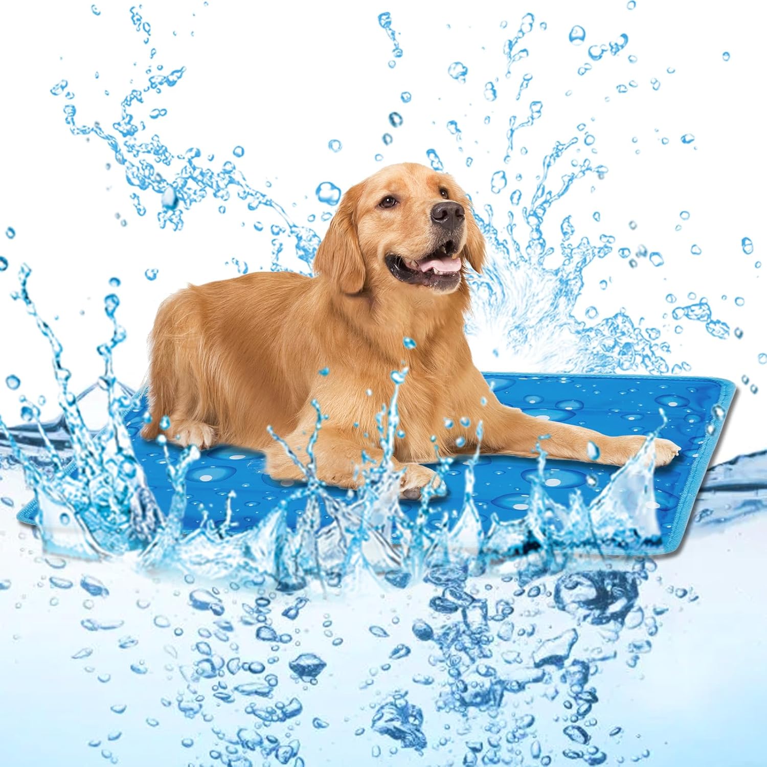 Dog Cooling Mat Water Injection Pet Cooling Pads Dogs & Cats Pet Cooling Blanket for Outdoor Car Seats Beds