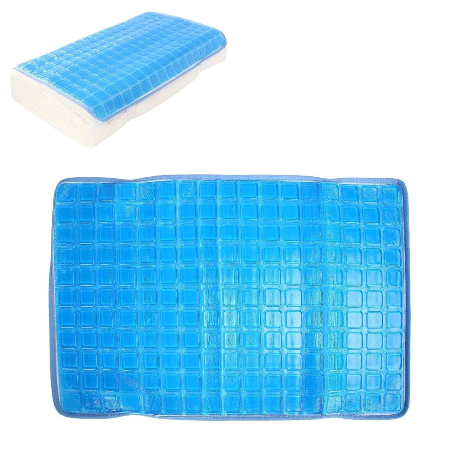 Pillow Cooling Mat Cooling Gel Pad for Bed Pillow Cushion Soft Flexible Foldable Pillow Mat for Sleeping