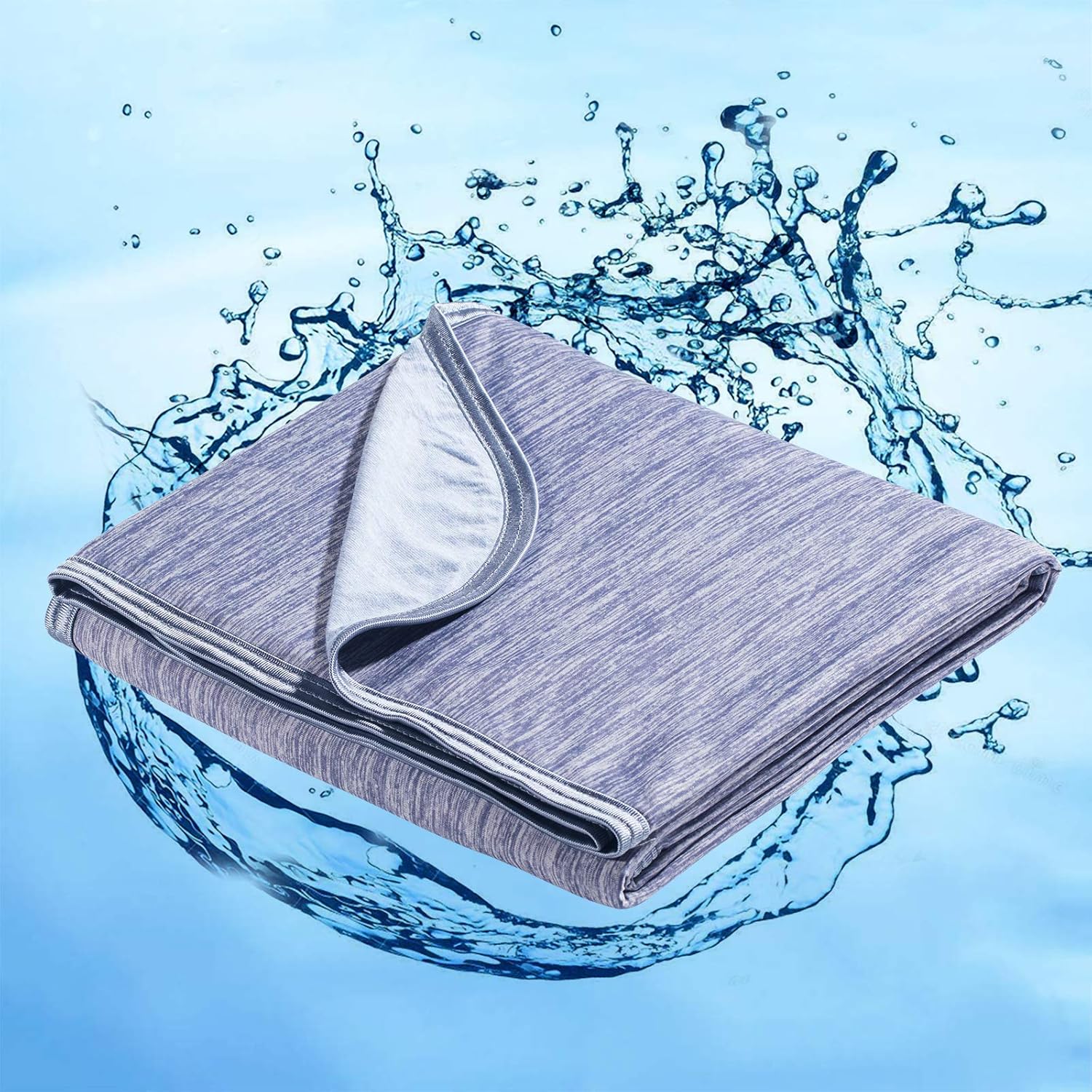 Arc-Chill Cooling Blanket for Hot Sleepers Twin Size with Double-Sided Design, Japanese Cooling Fiber Absorbs Body Heat, Lightweight Soft Cold Blankets for Sleeping Summer
