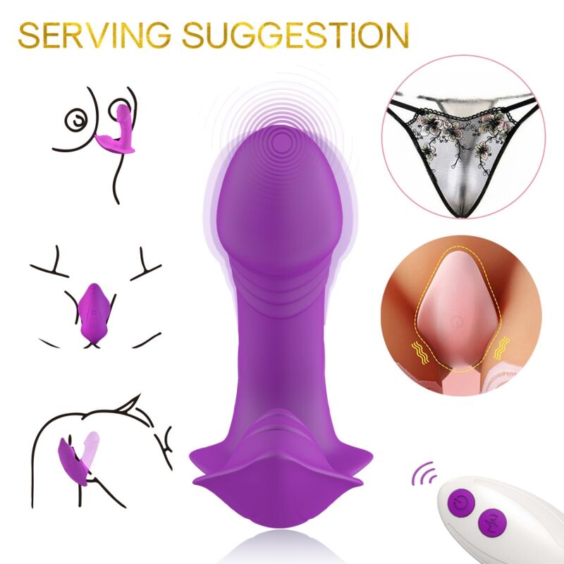 ARMONY - VIBRADOR COM CONTROLE REMOTO INTRODUZIVEL ROXO