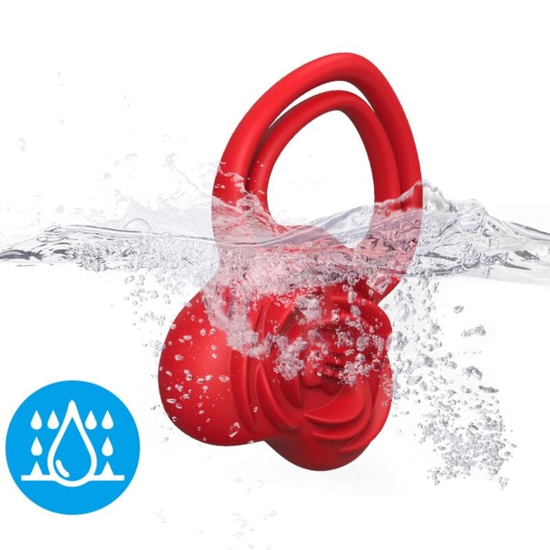 ARMONY - ANEL VIBRADOR CORAĒĆO VERMELHO