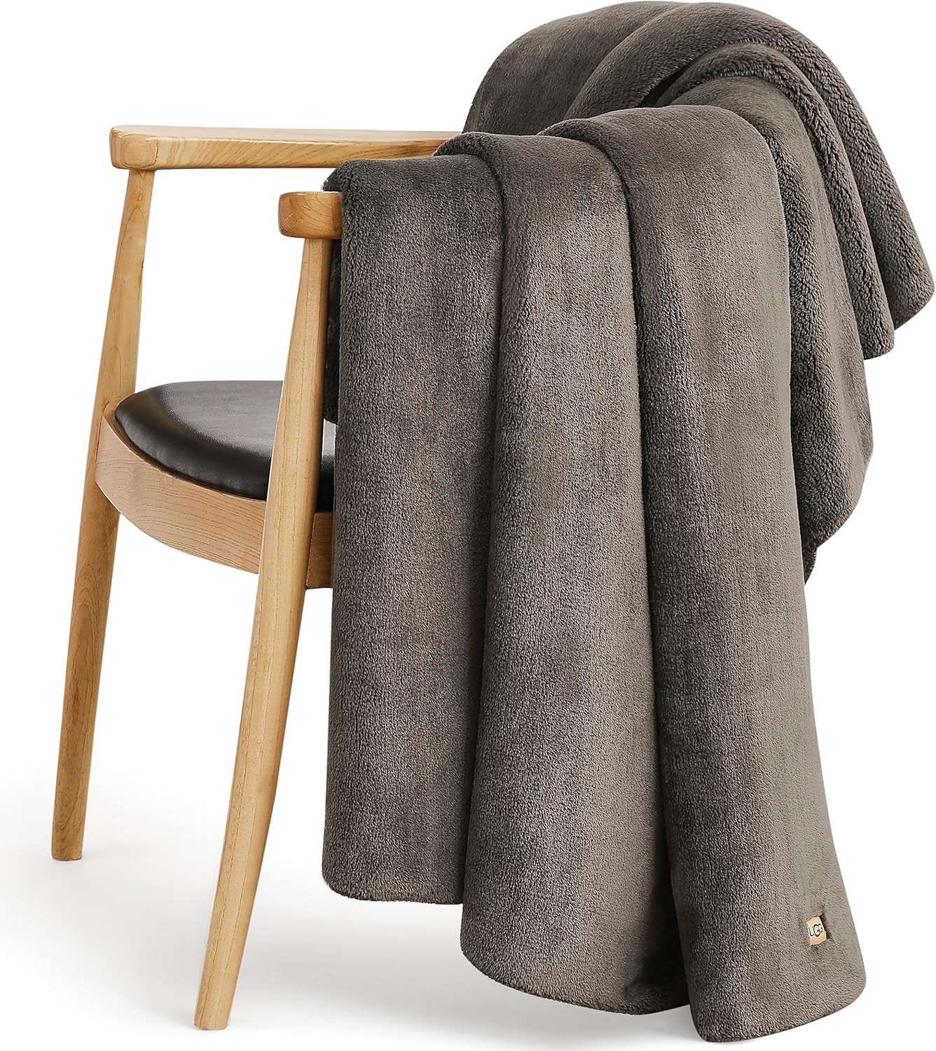 Plush Throw Blanket Fleece Lightweight Soft Cozy Throw for Couch Luxury Home Decor for Living Room Machine Washable Hypoallergenic Flannel Blankets, 50-inch x 70-inch, Light Fawn Brown