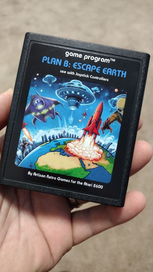 PLAN B: Escape Earth - Game Cartridge and Manual