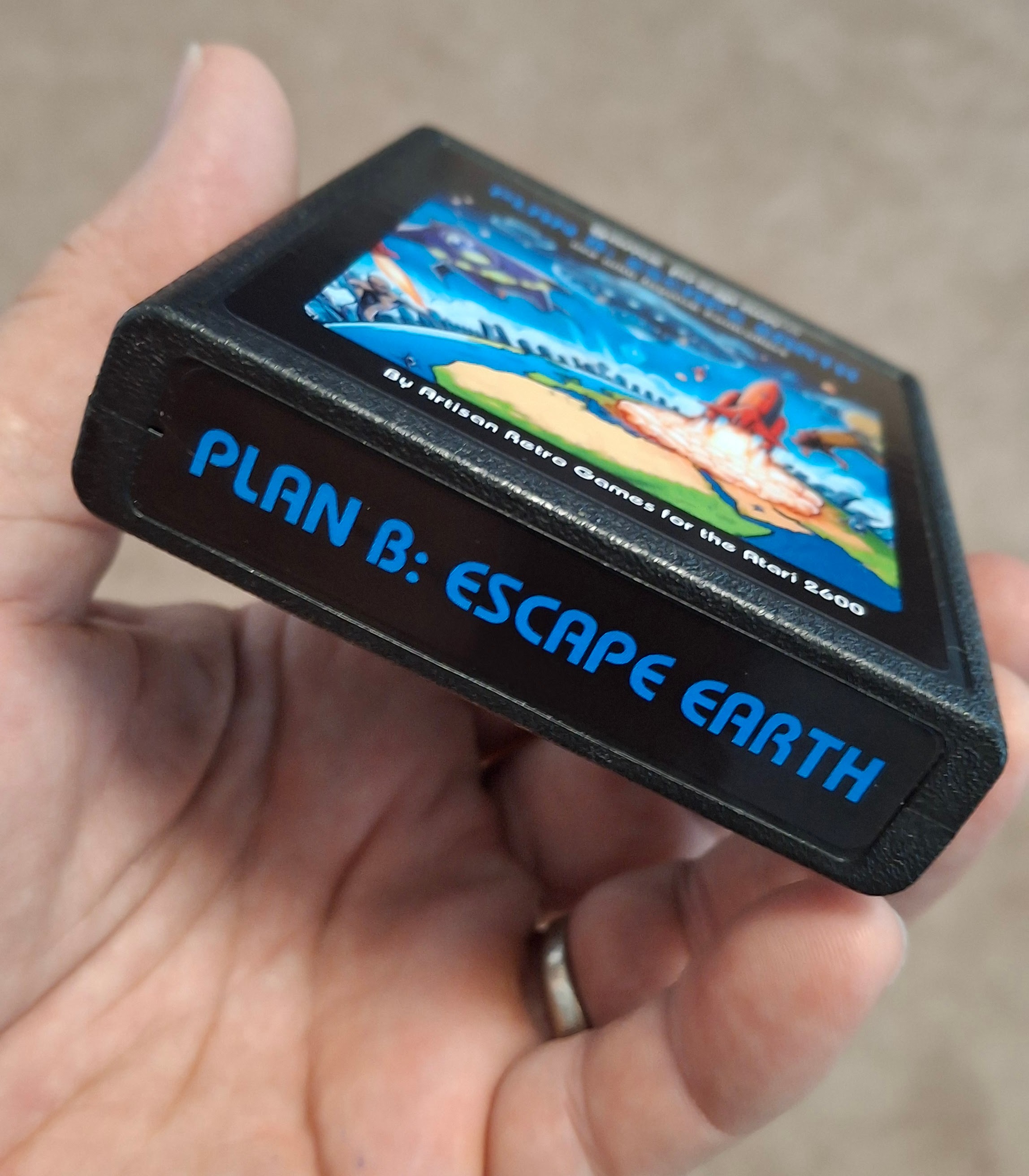PLAN B: Escape Earth - Game Cartridge and Manual