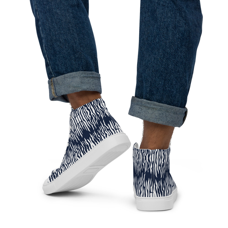 Scene Shoes for Men high top canvas shoe
