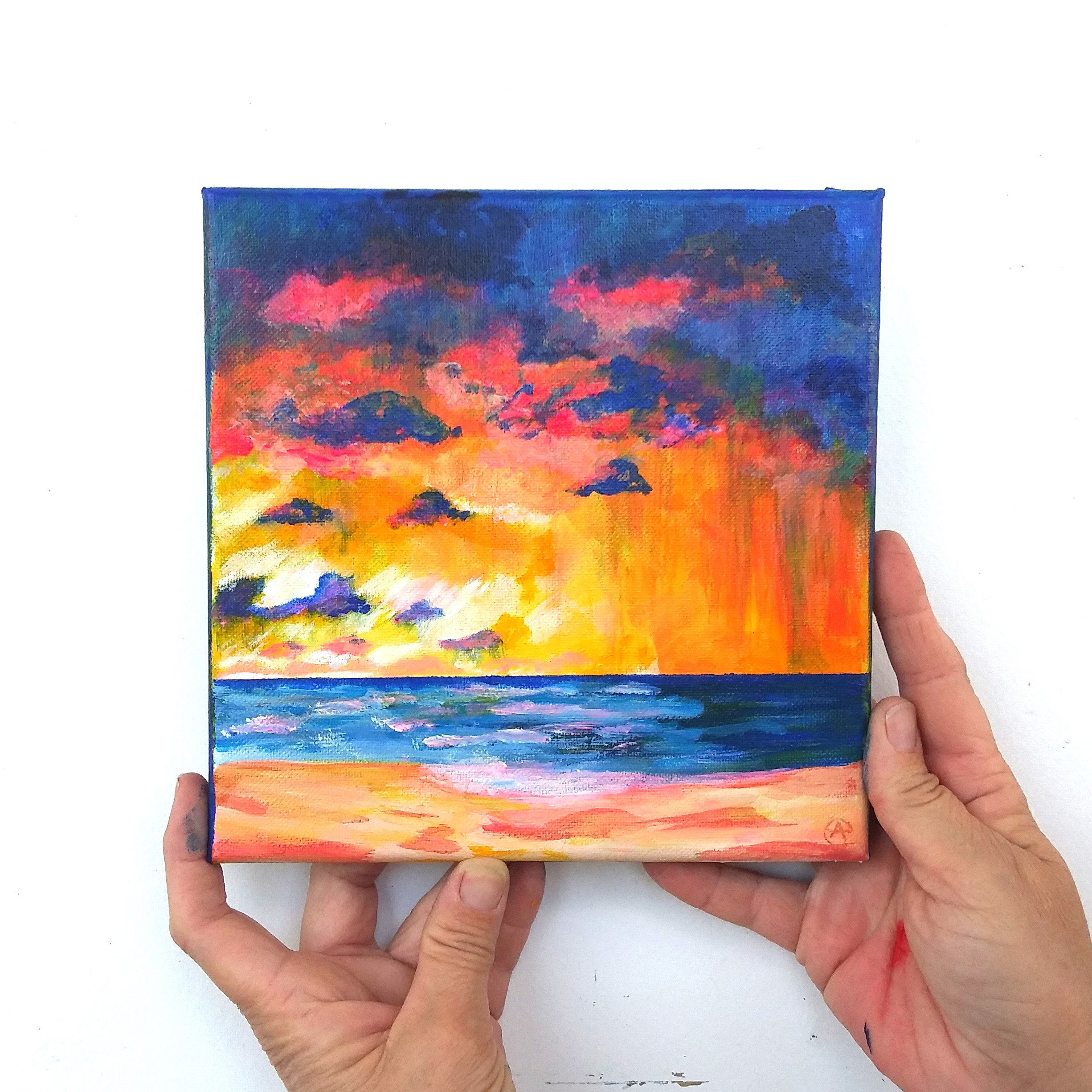 Sunsets Paintings by Eileen A Art