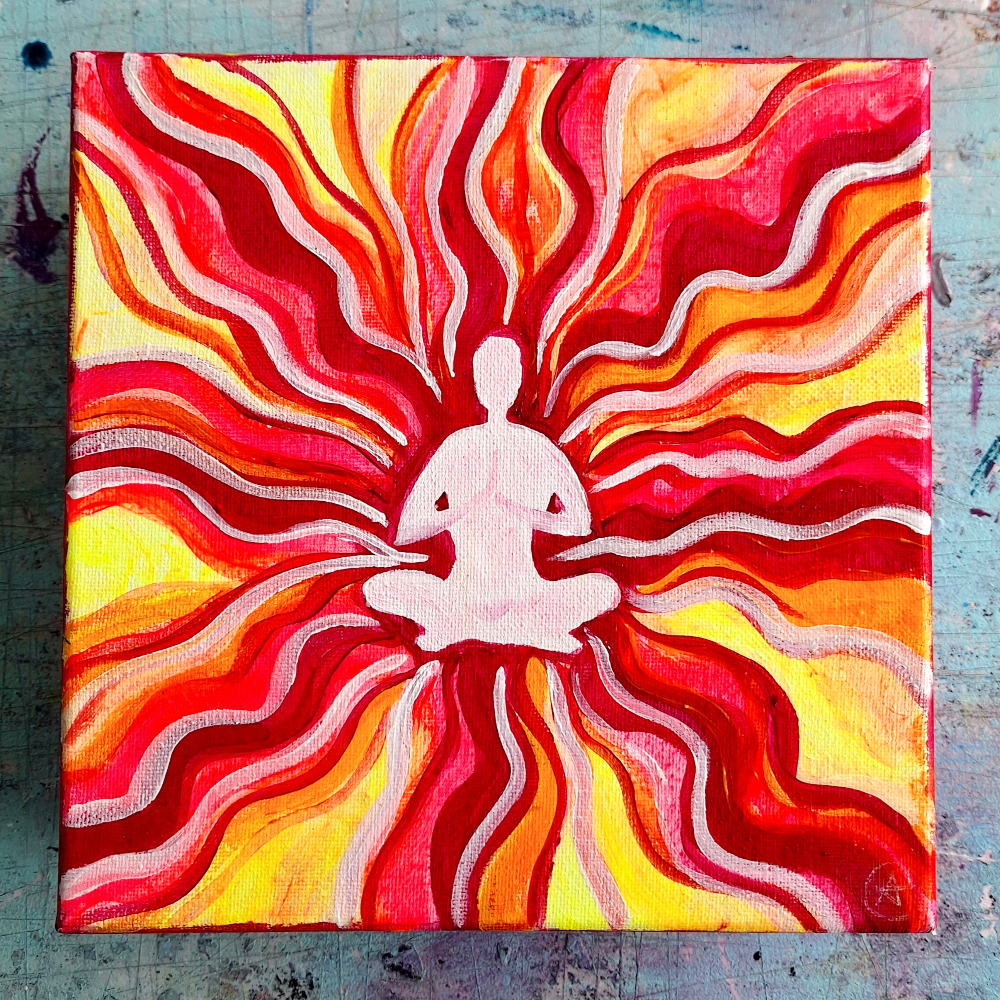 Yoga Poses Paintings   by Eileen A Art