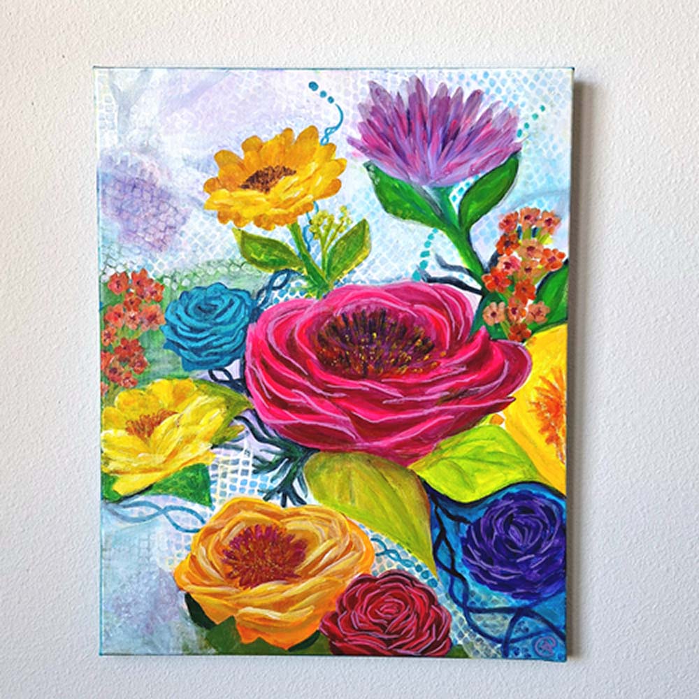 Floral Painting Canvas